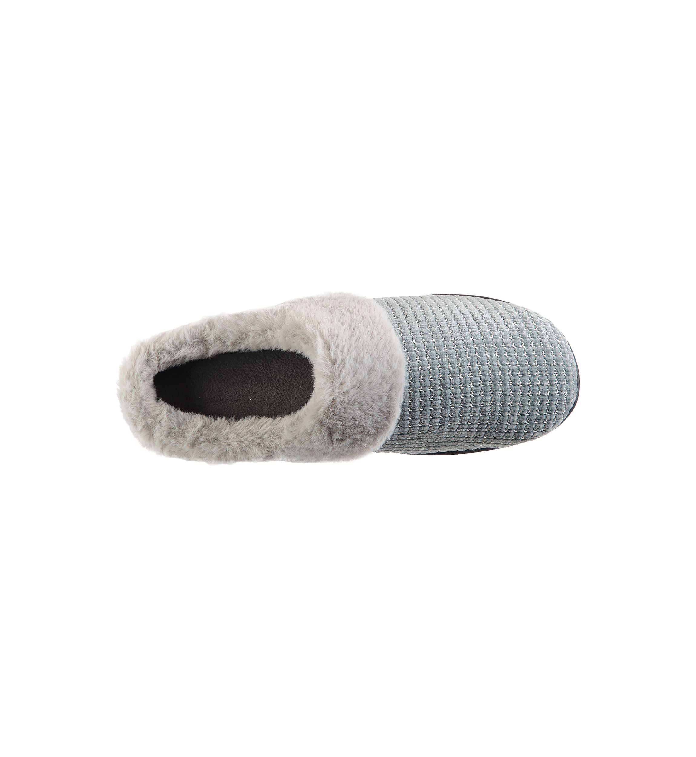 Boxed Shine Chenille Hoodback Slippers