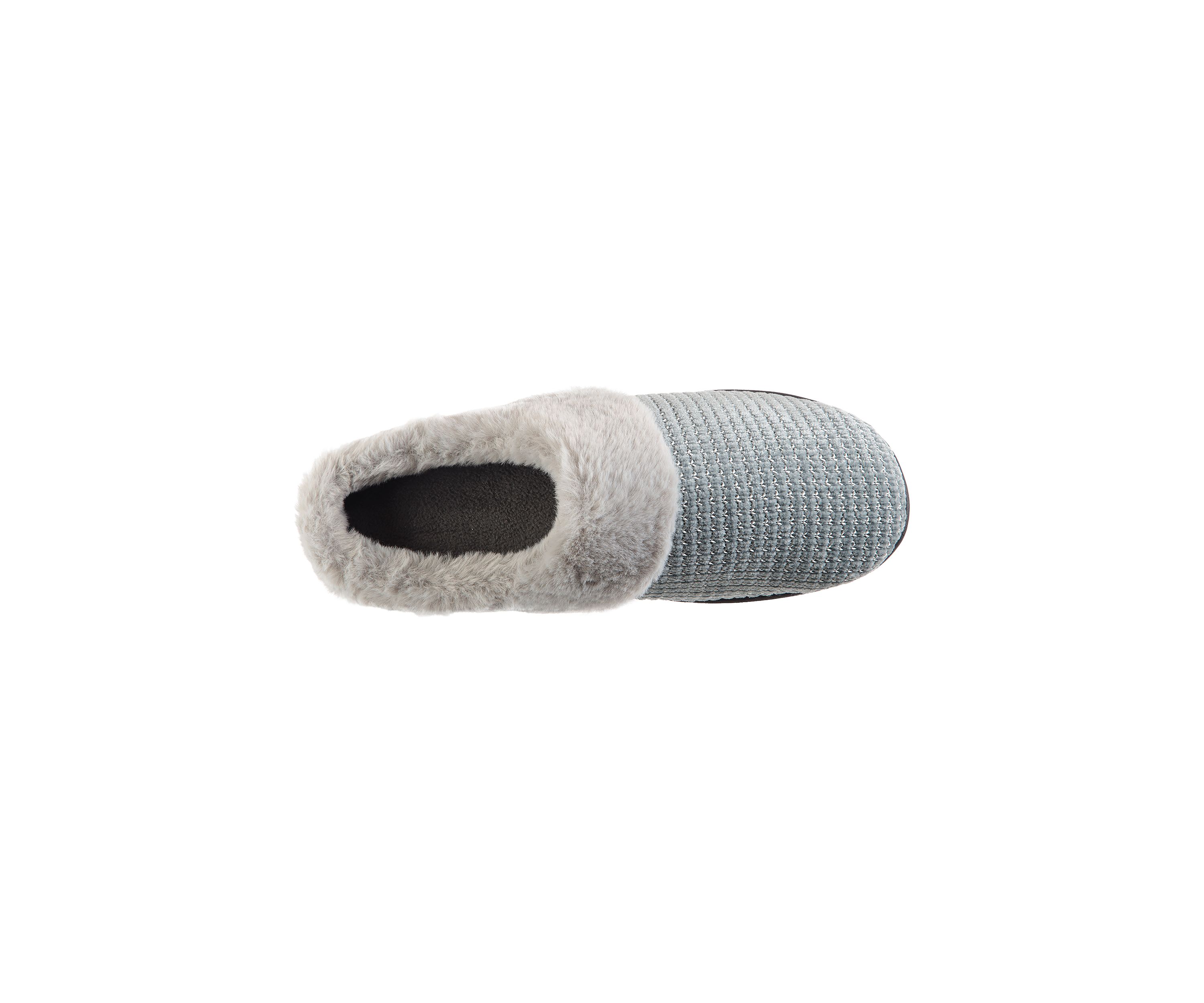 Boxed Shine Chenille Hoodback Slippers