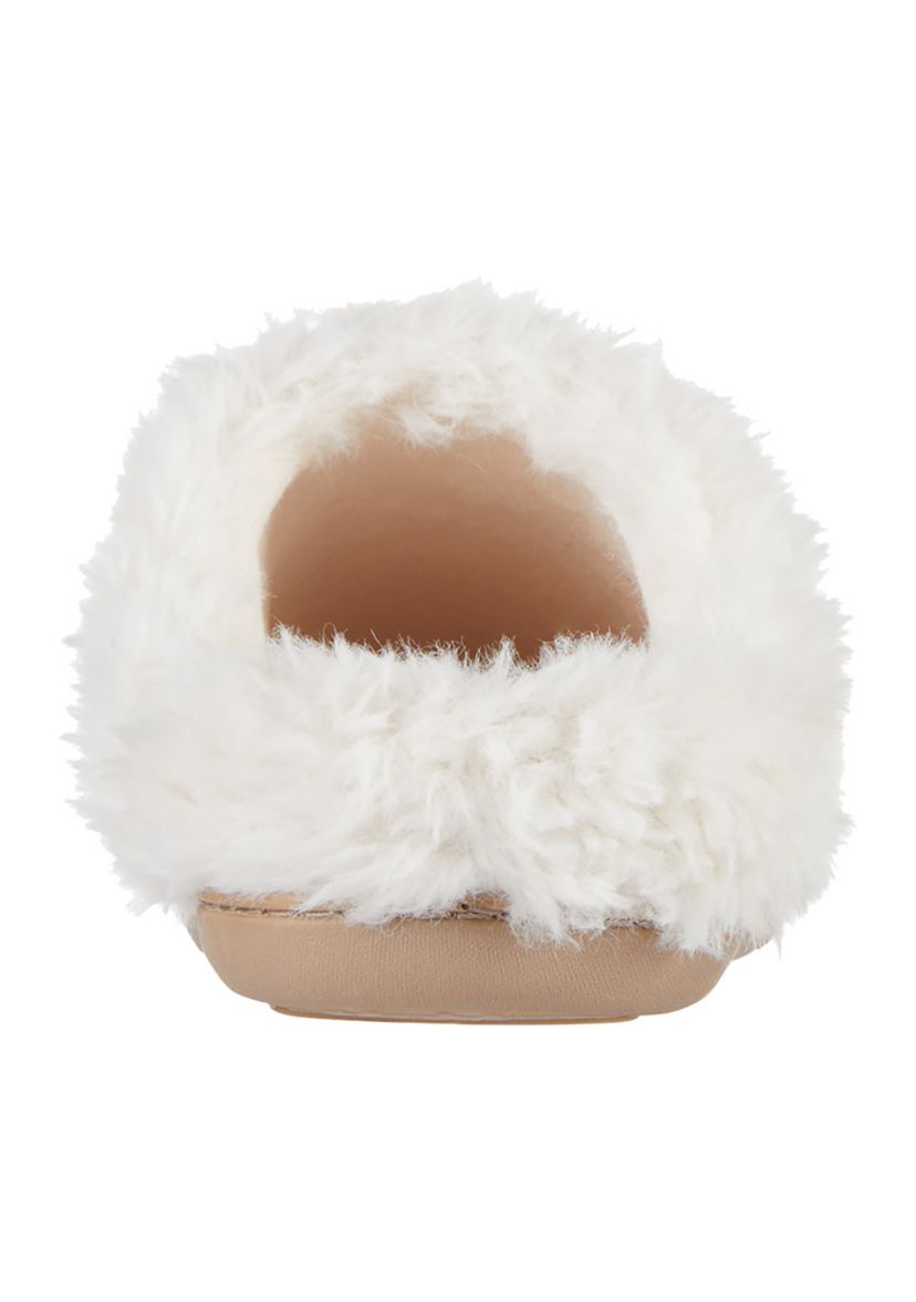 Womens Quilted Louise Velour Hoodback Slippers