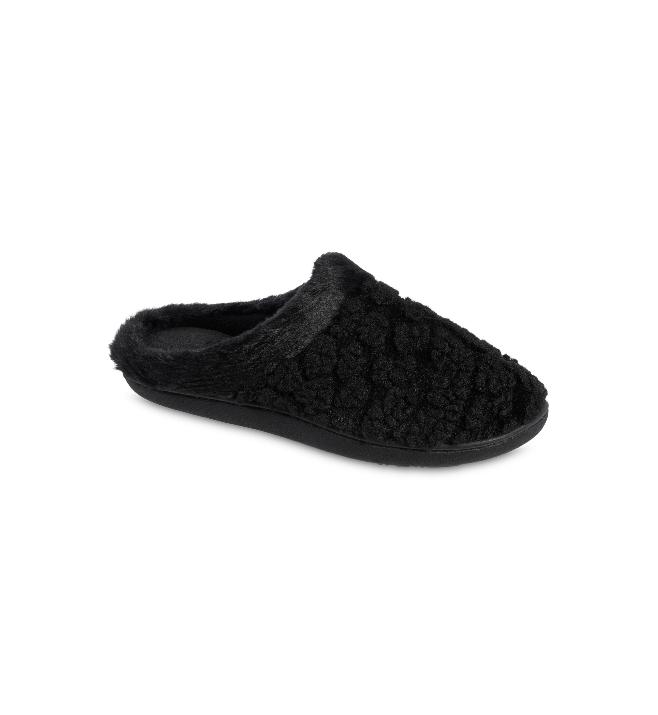 Womens Isla Cheetah Clog Slippers with Memory Foam Comfort