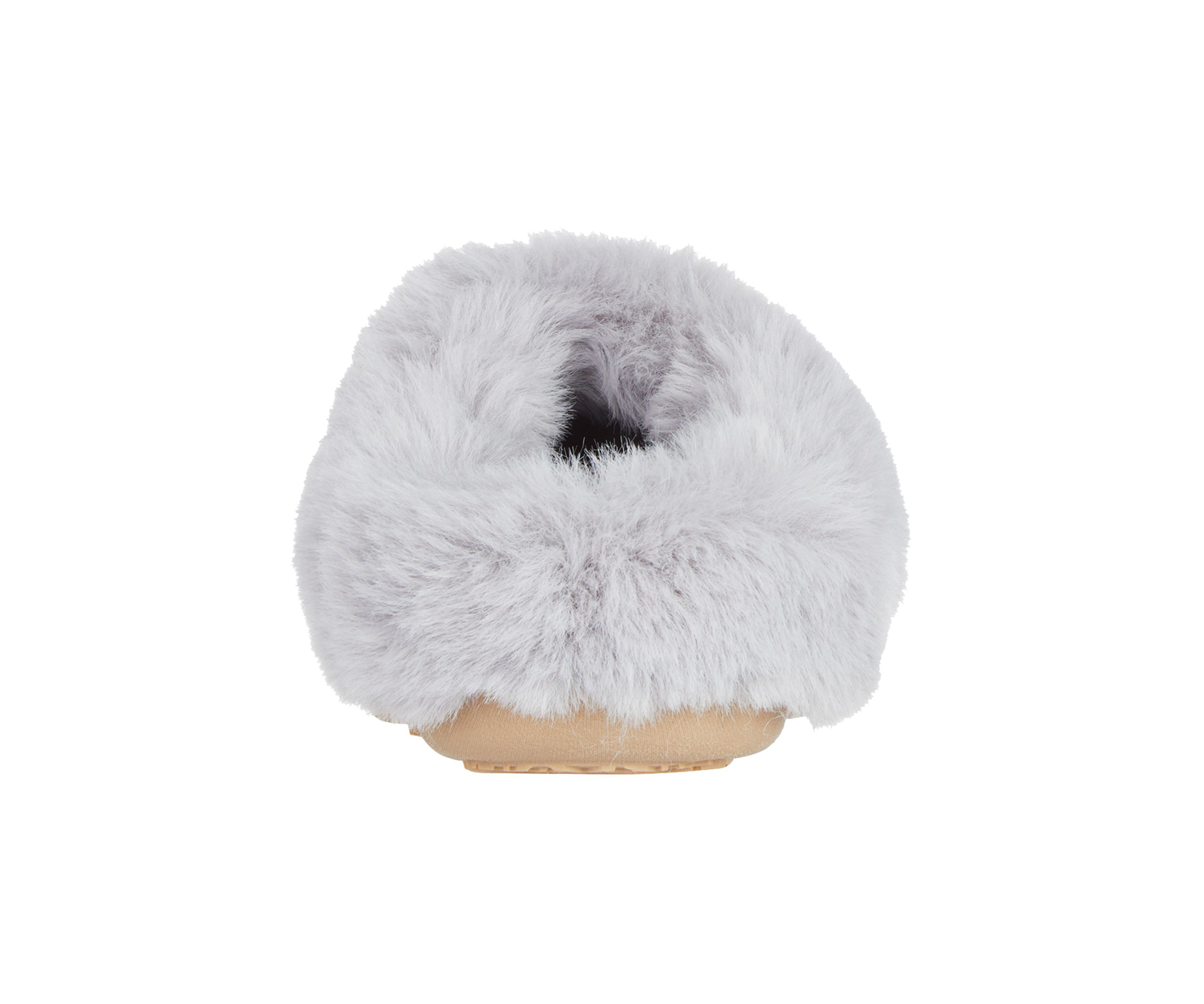 Womens Quilted Velour Clog Slippers