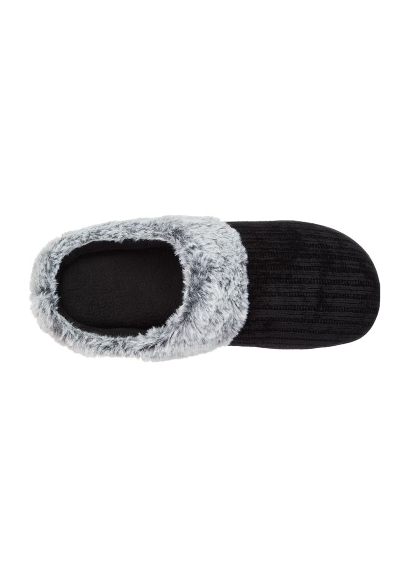 Boxed Carmen Chenille Hoodback Slippers