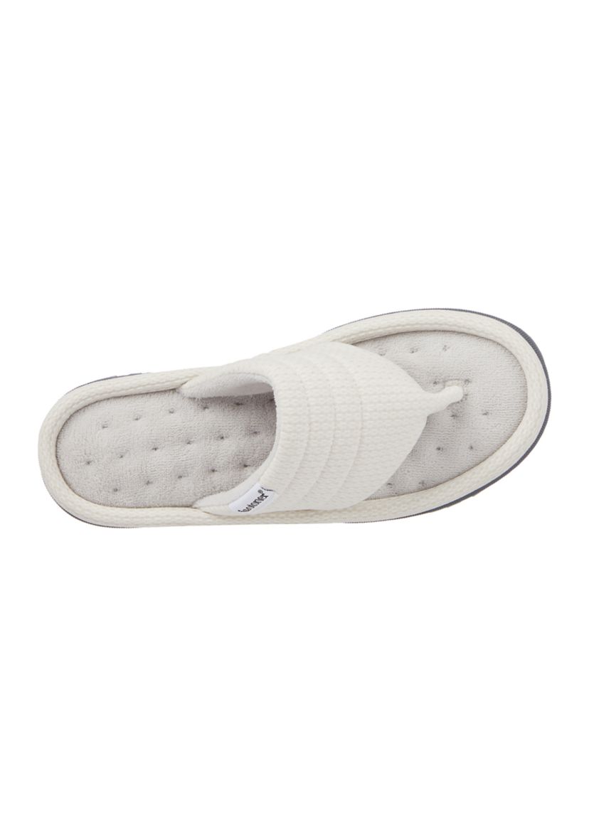 Womens Active Thong Slippers with Memory Foam