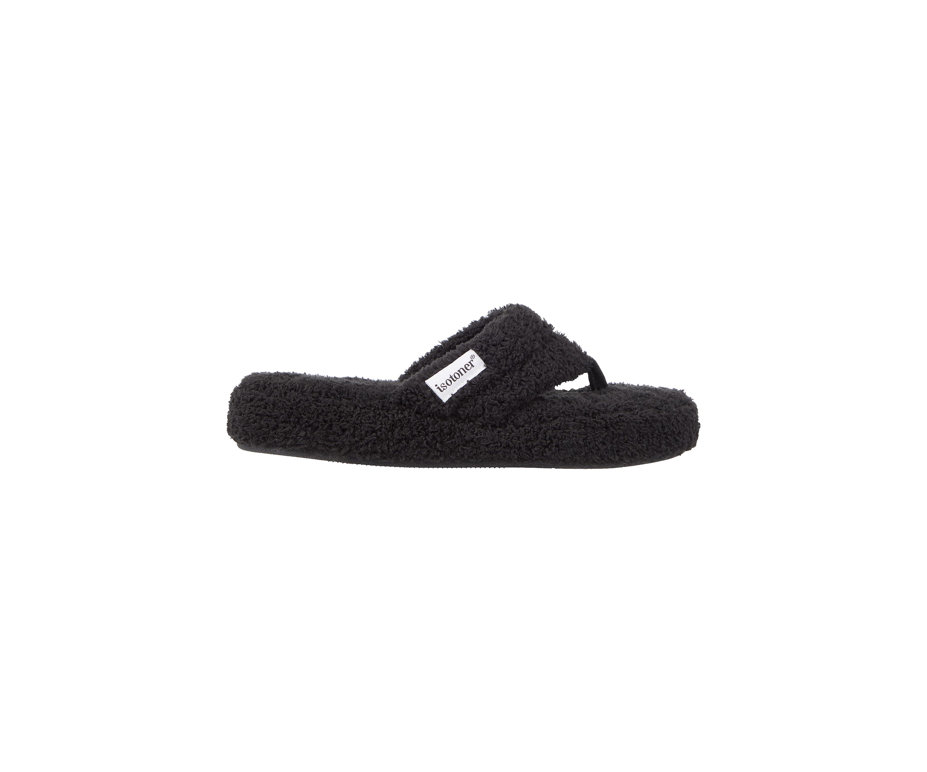 Womens Cozy Plush Joey Thong Slipper with Memory Foam