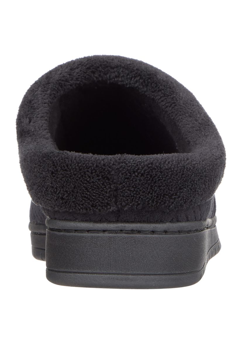 Womens Diamond Microterry Gemma Clog Slipper with Memory Foam