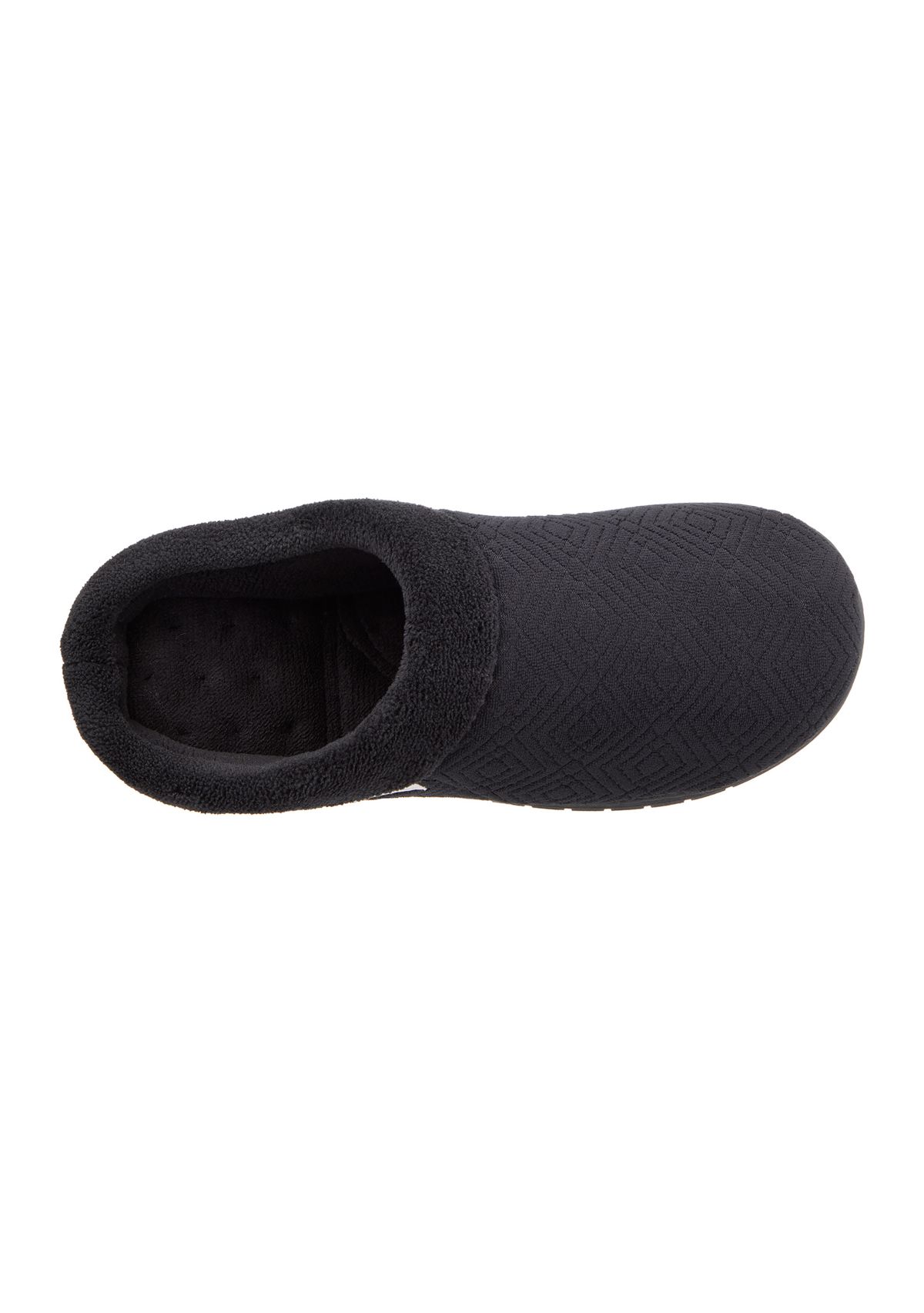 Womens Diamond Microterry Gemma Clog Slipper with Memory Foam