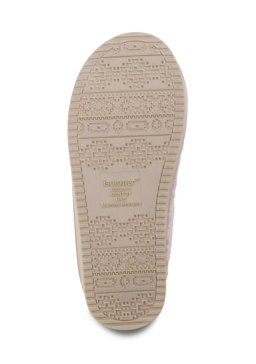 Womens Berber Diane Platform Clog Slippers