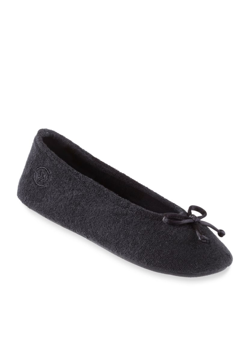 Womens Signature Classics Terry Ballet Slipper
