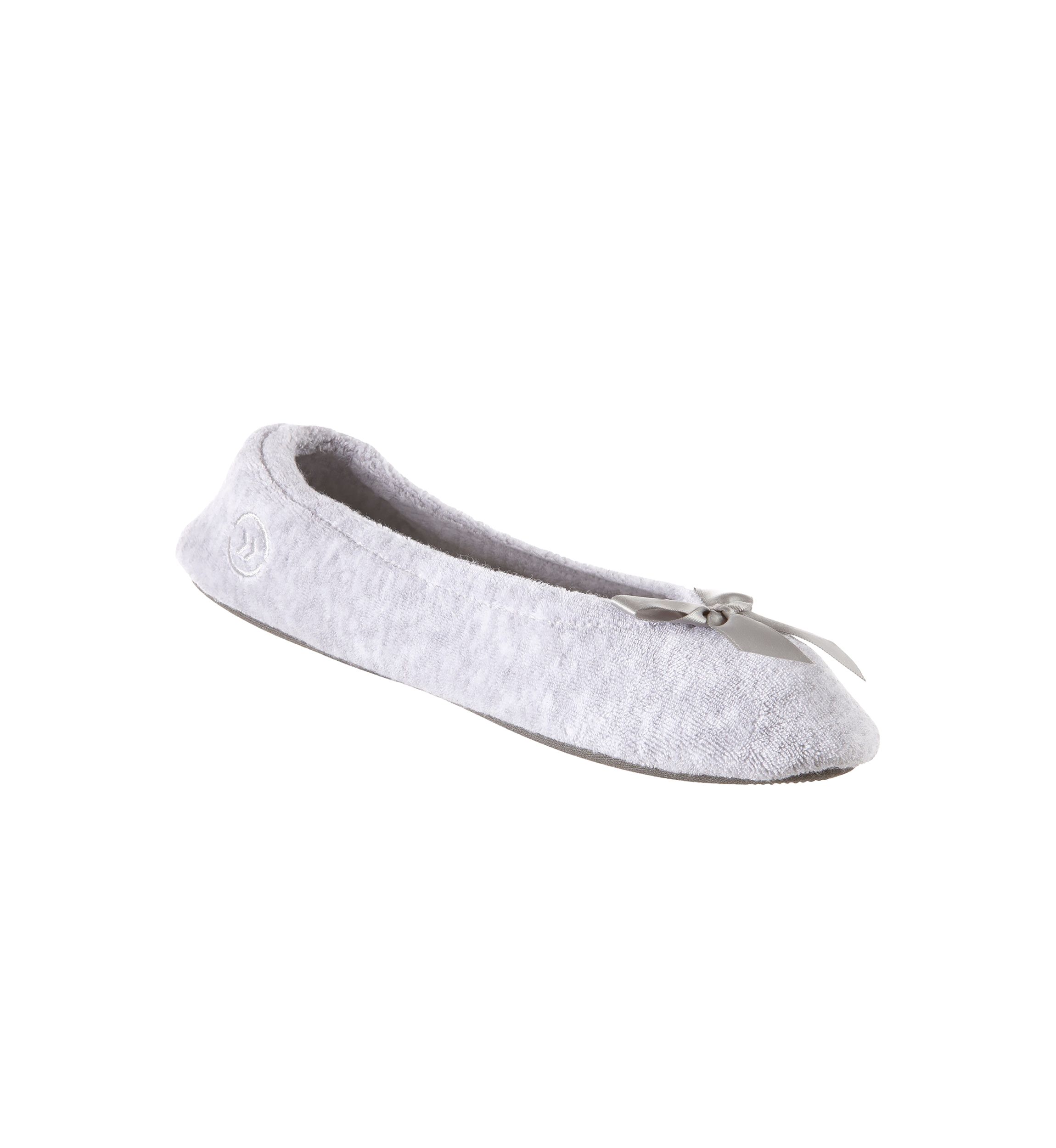 Womens Terry Ballerina Slippers