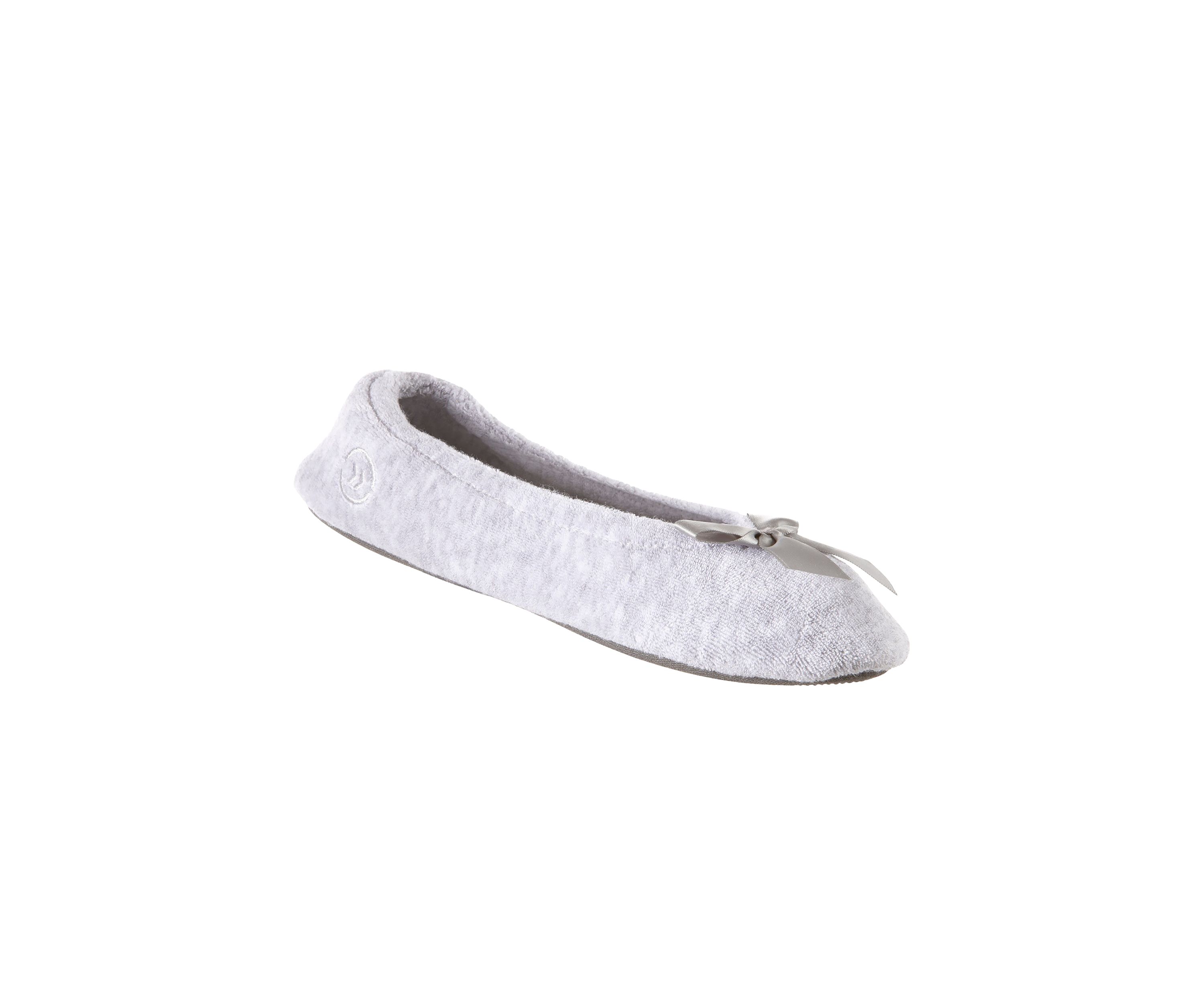 Womens Terry Ballerina Slippers