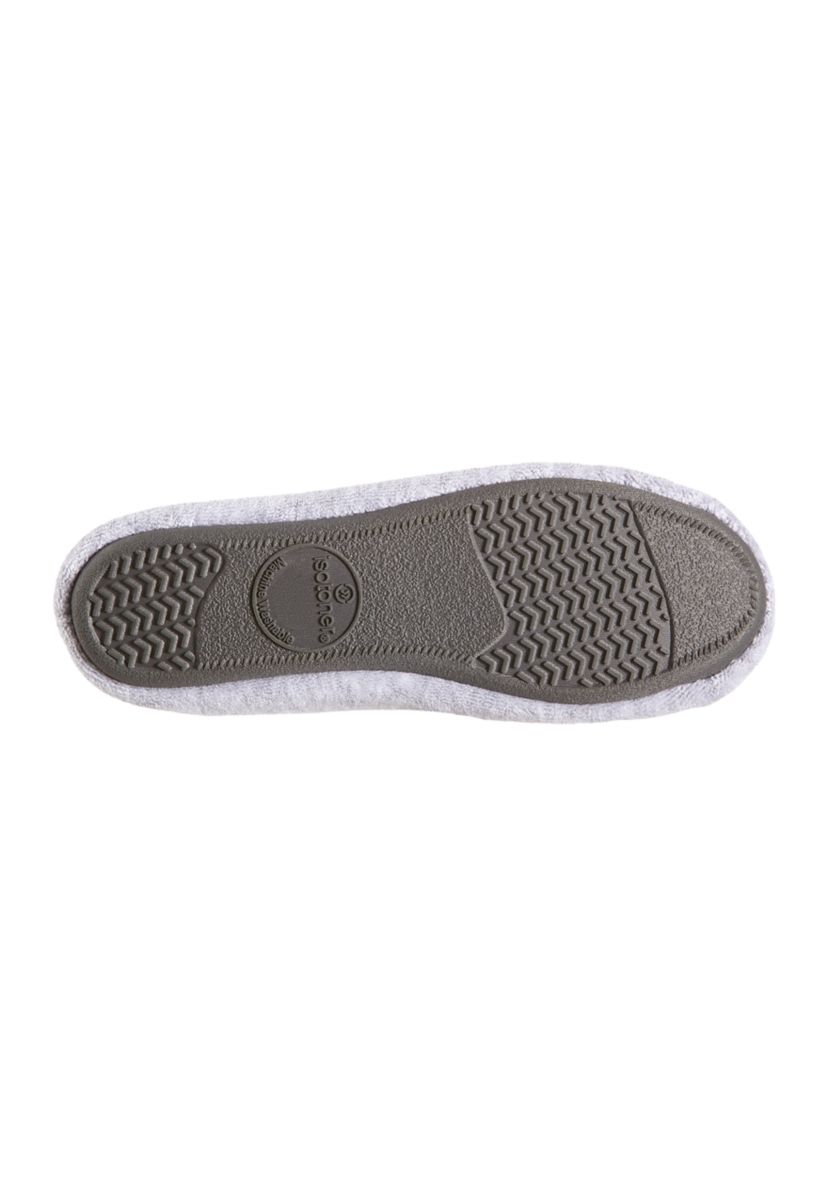 Womens Terry Ballerina Slippers