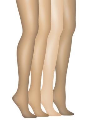 Hanes Women's Silk Reflections Sandalfoot Pantyhose, C/D