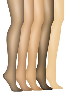 Hanes Women's Silk Reflections Sandalfoot Pantyhose, E/F