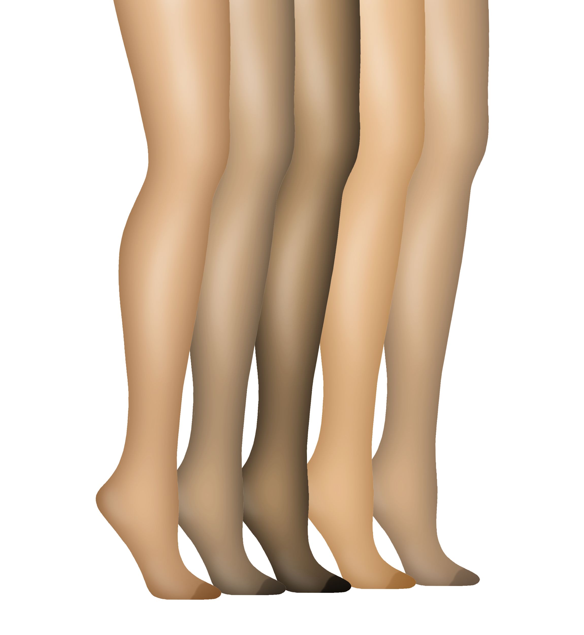 Silk Reflections Non Control Top Reinforced Toe Pantyhouse