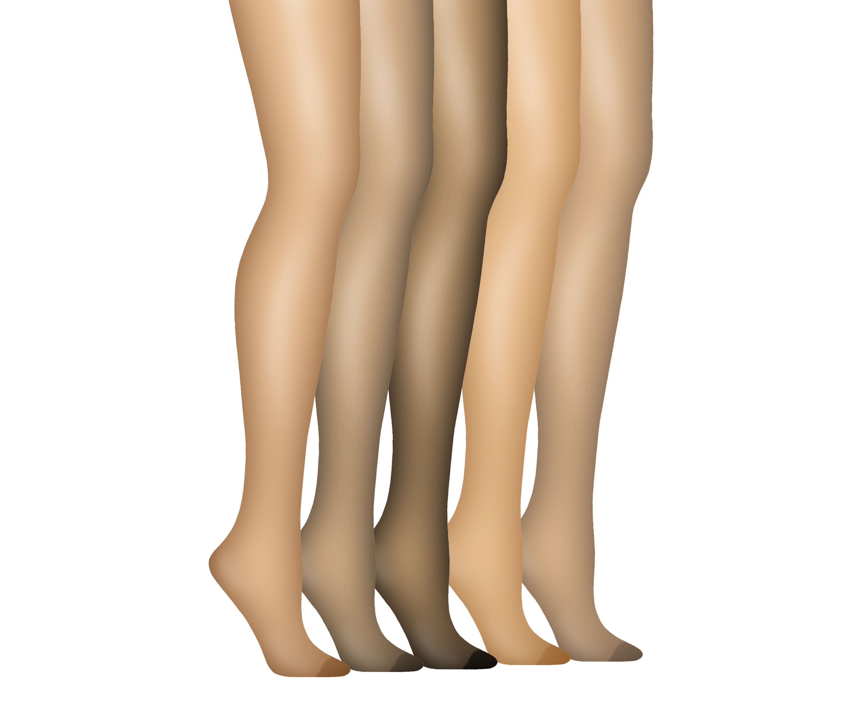 Silk Reflections Non Control Top Reinforced Toe Pantyhouse