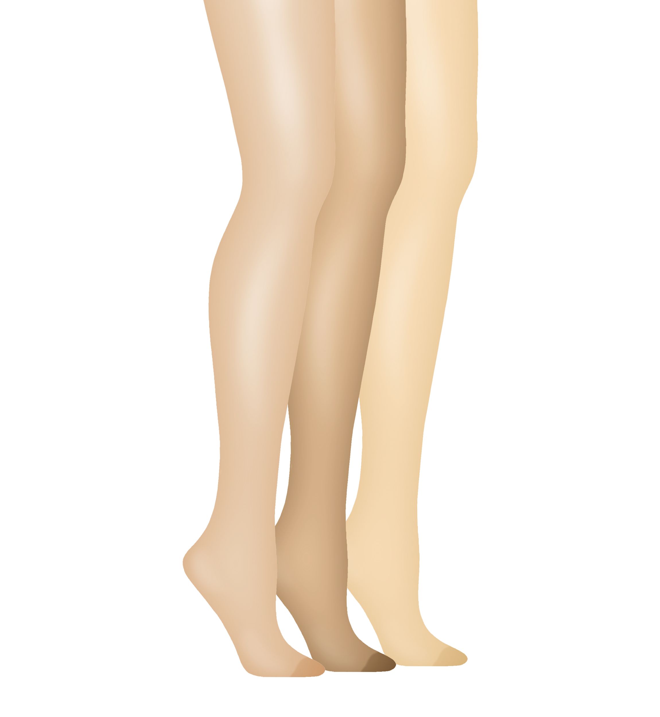 Silk Reflections Non Control Top Reinforced Toe Pantyhouse