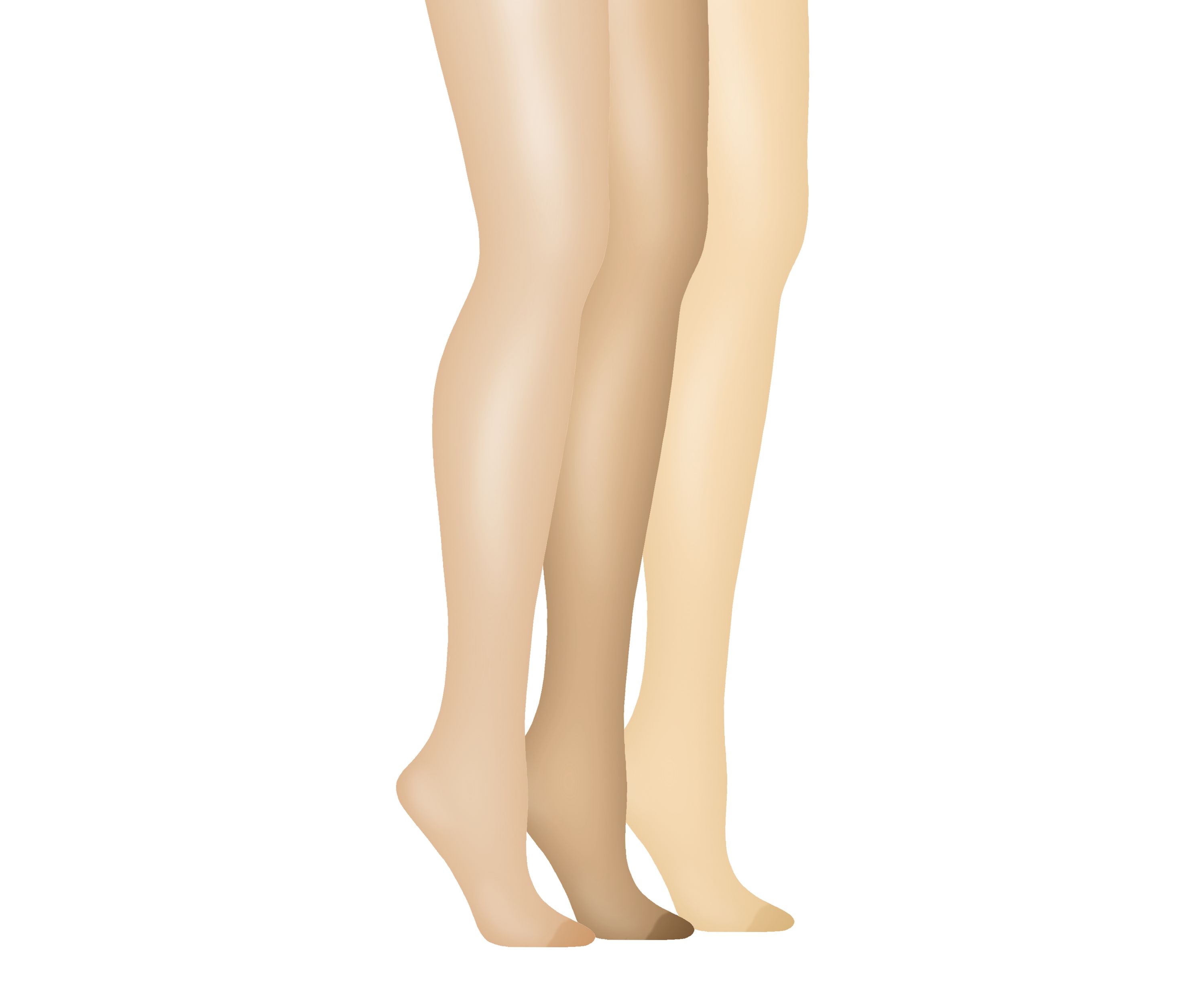 Silk Reflections Non Control Top Reinforced Toe Pantyhouse