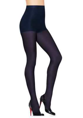 Hanes Women's Silk Reflections Control Top Sandalfoot Pantyhose, Navy Blue, C/D