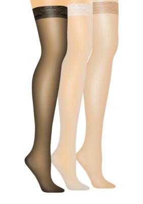 Hanes Women Silk Reflections Thigh Highs 720