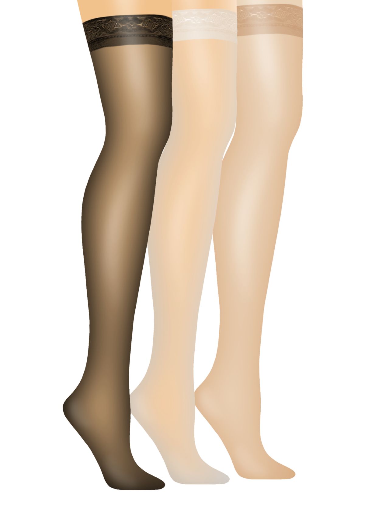 Silk Reflections Thigh High