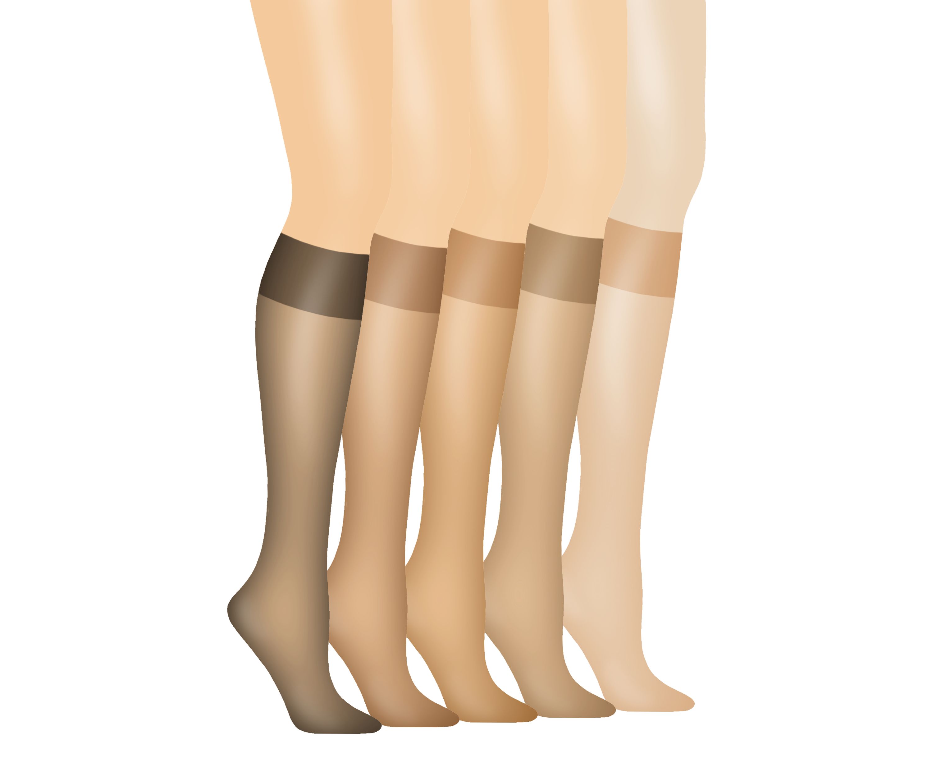 Silk Reflections Silky Sheer Knee High 2 Pack