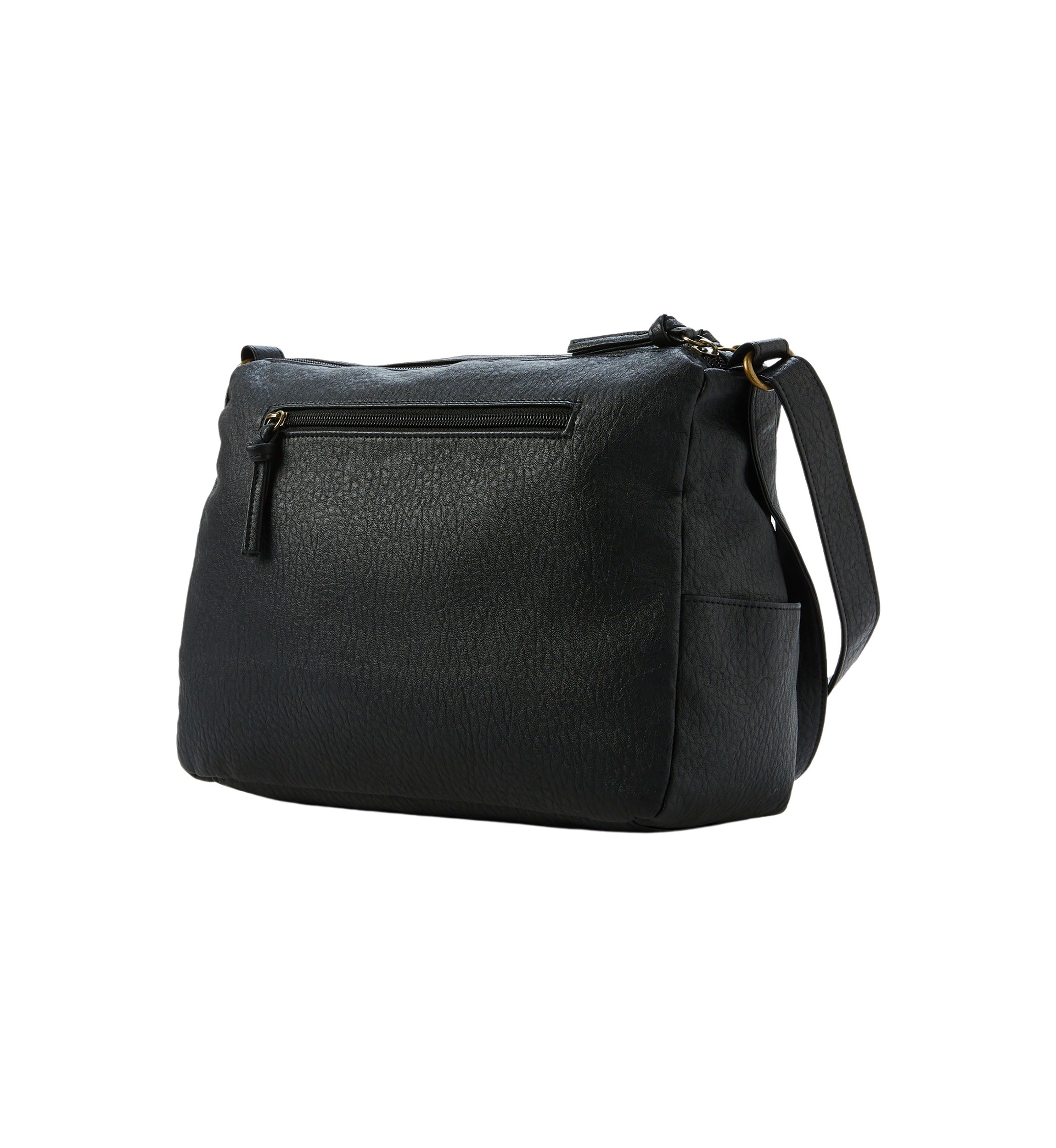 Large Multi Pocket Top Zip Shoulder Bag 
