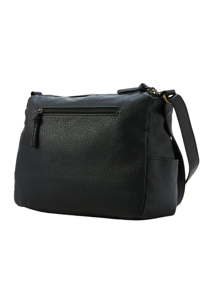 Large Multi Pocket Top Zip Shoulder Bag 