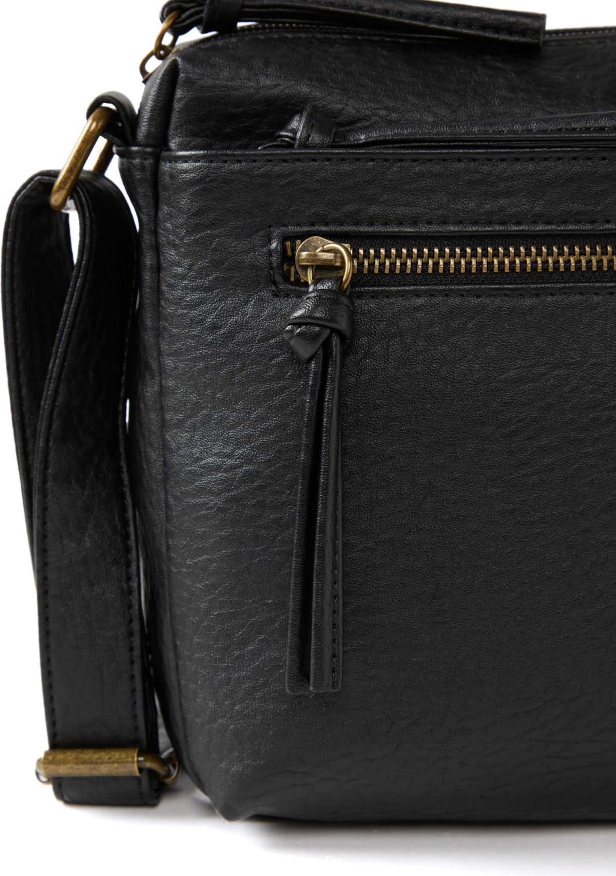 Antique Pebbled Crossbody Bag