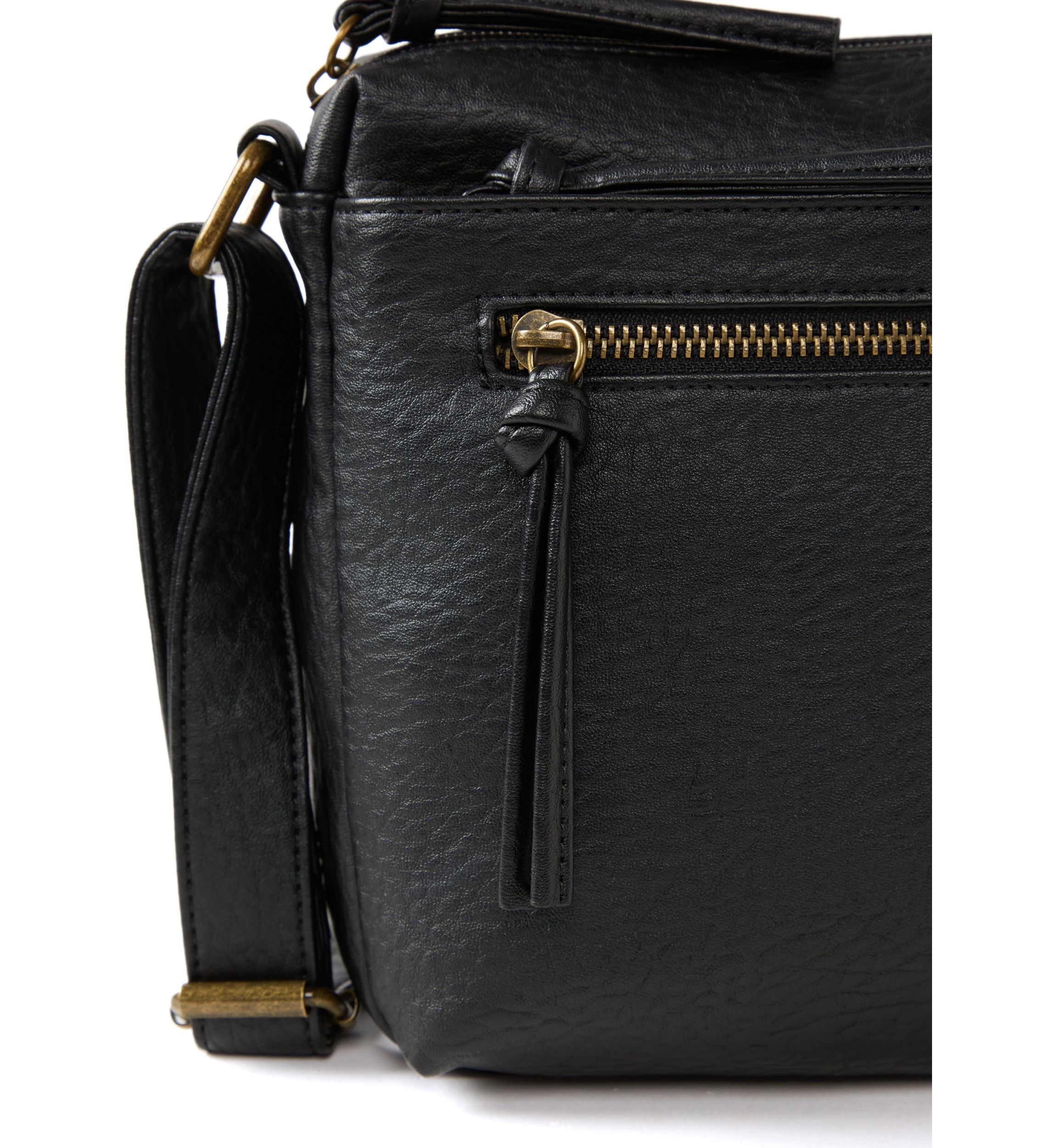 Antique Pebbled Crossbody Bag