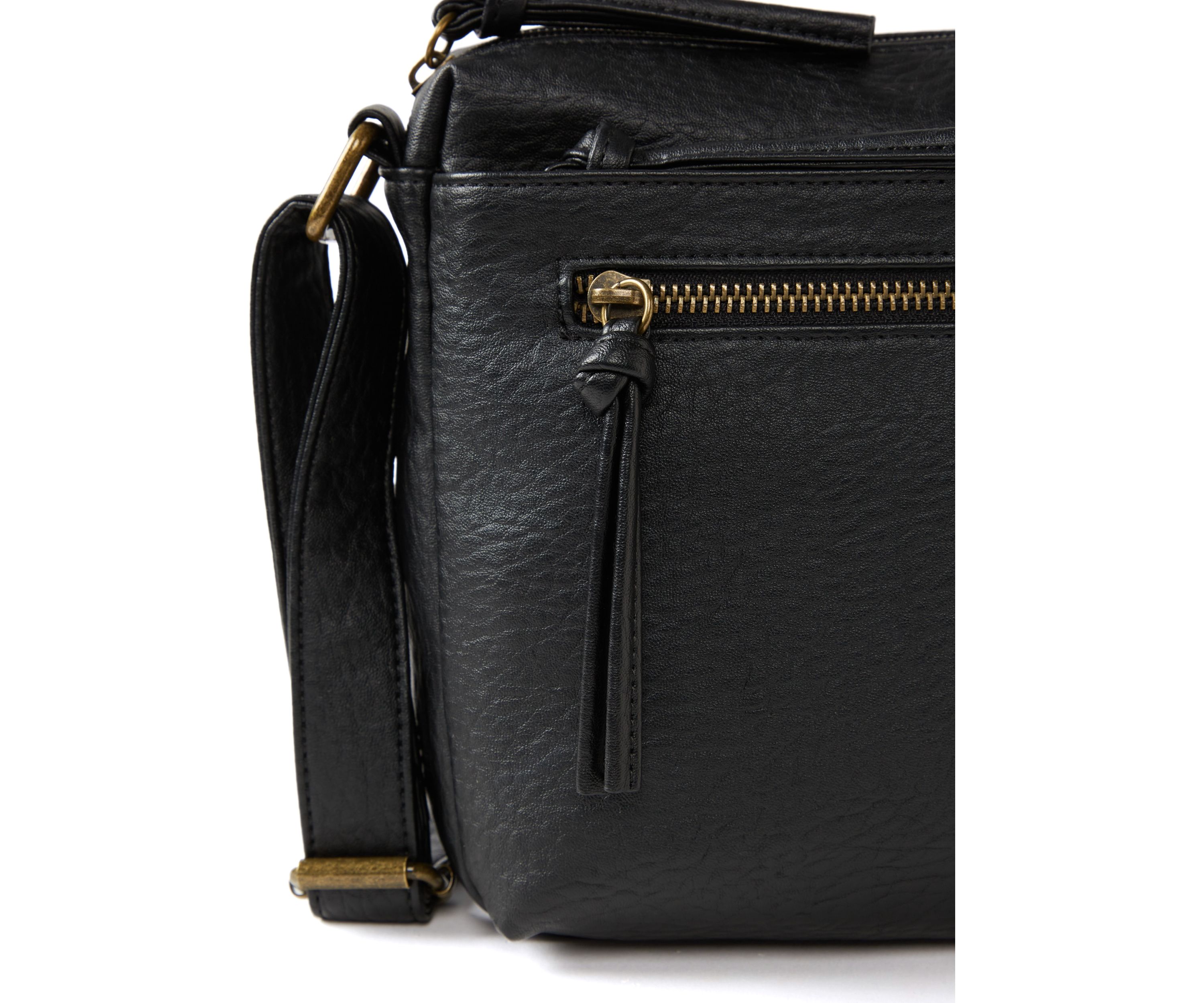 Antique Pebbled Crossbody Bag