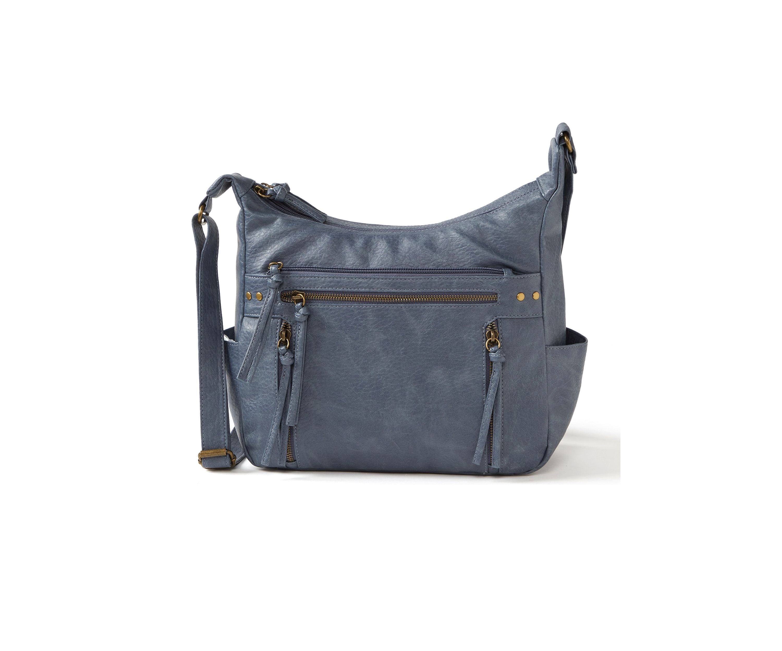 Antique Pebbled Large Shoulder Bag