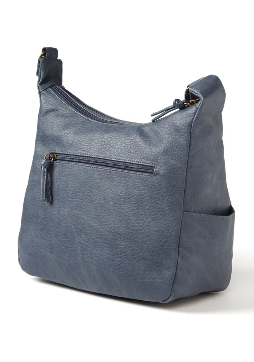 Antique Pebbled Large Shoulder Bag