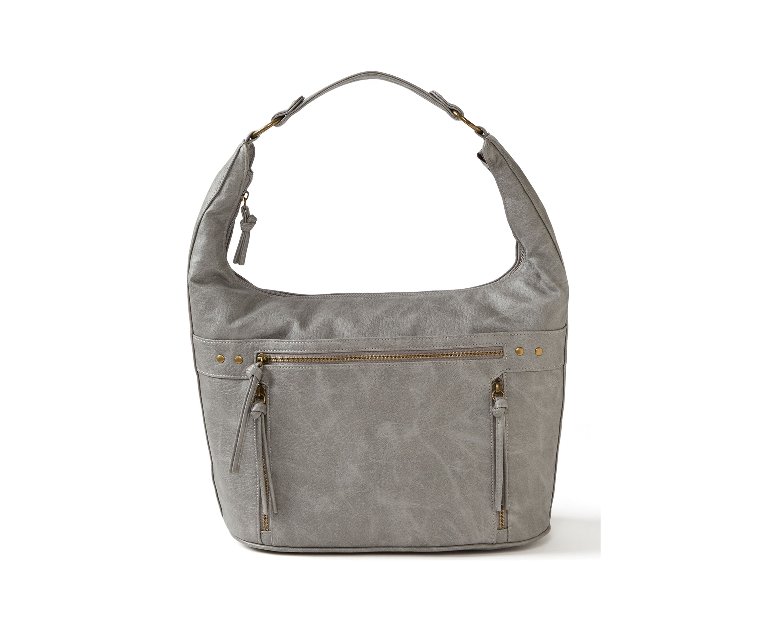 Antique Pebbled Shoulder Bag