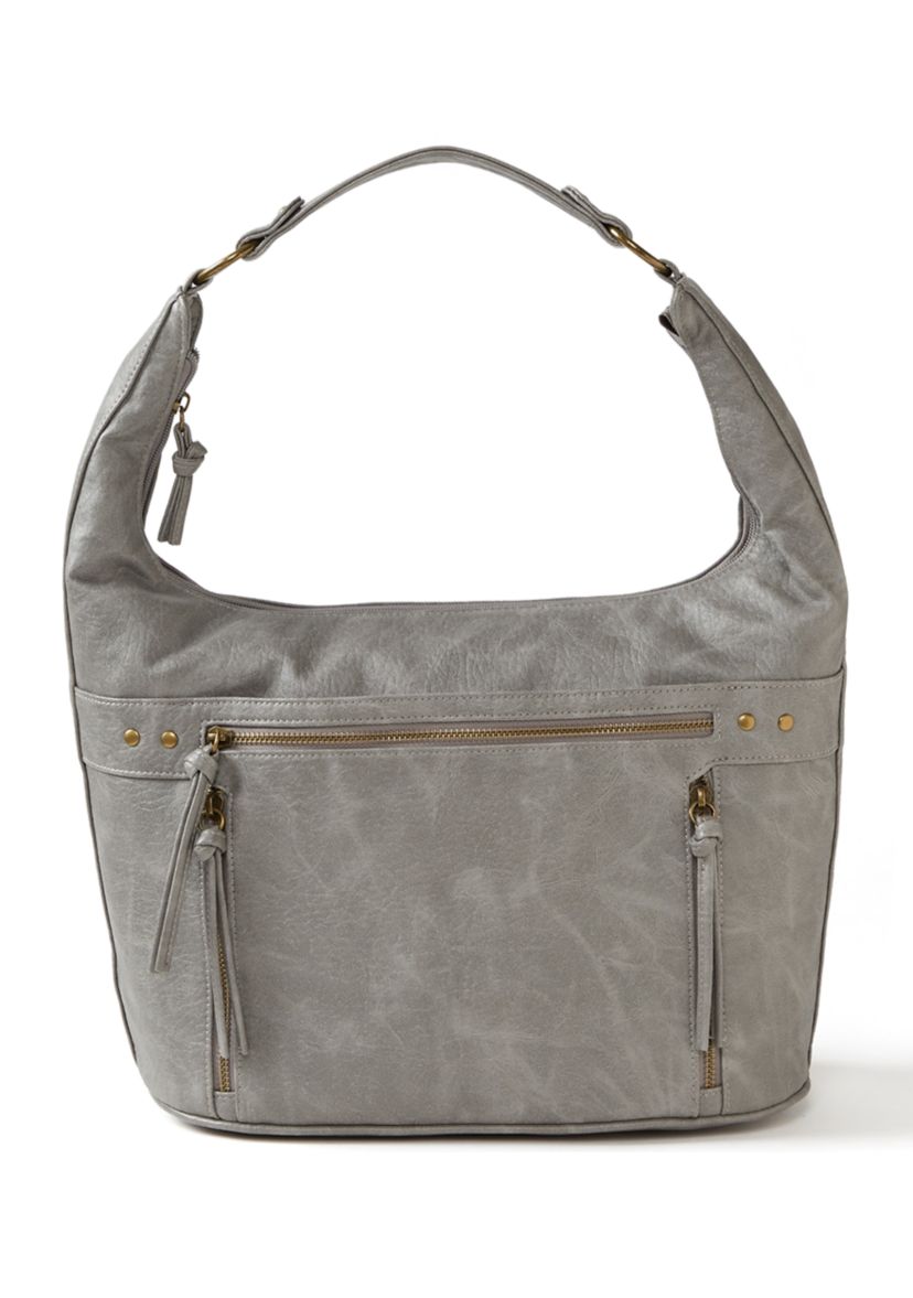 Antique Pebbled Shoulder Bag
