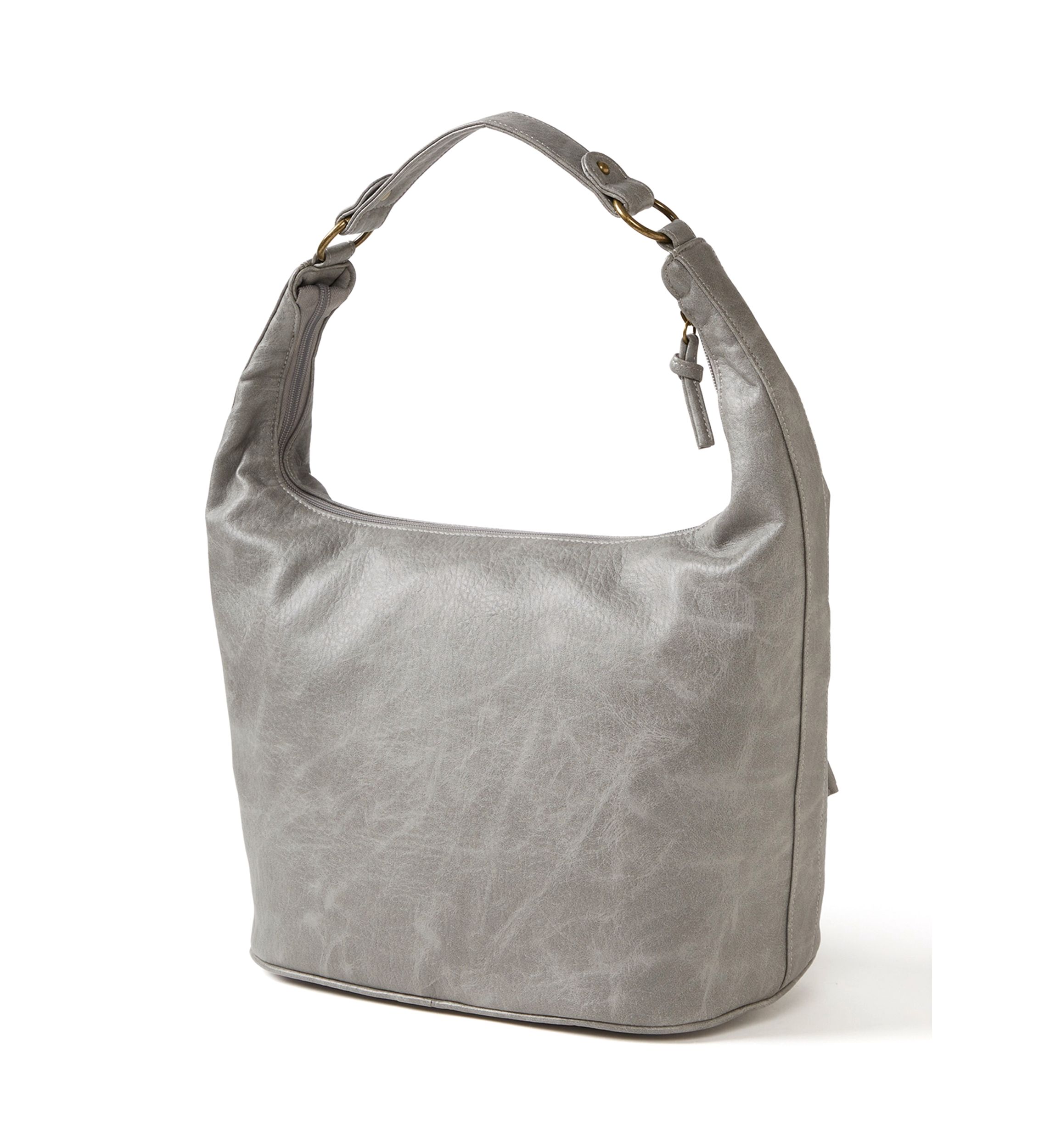 Antique Pebbled Shoulder Bag