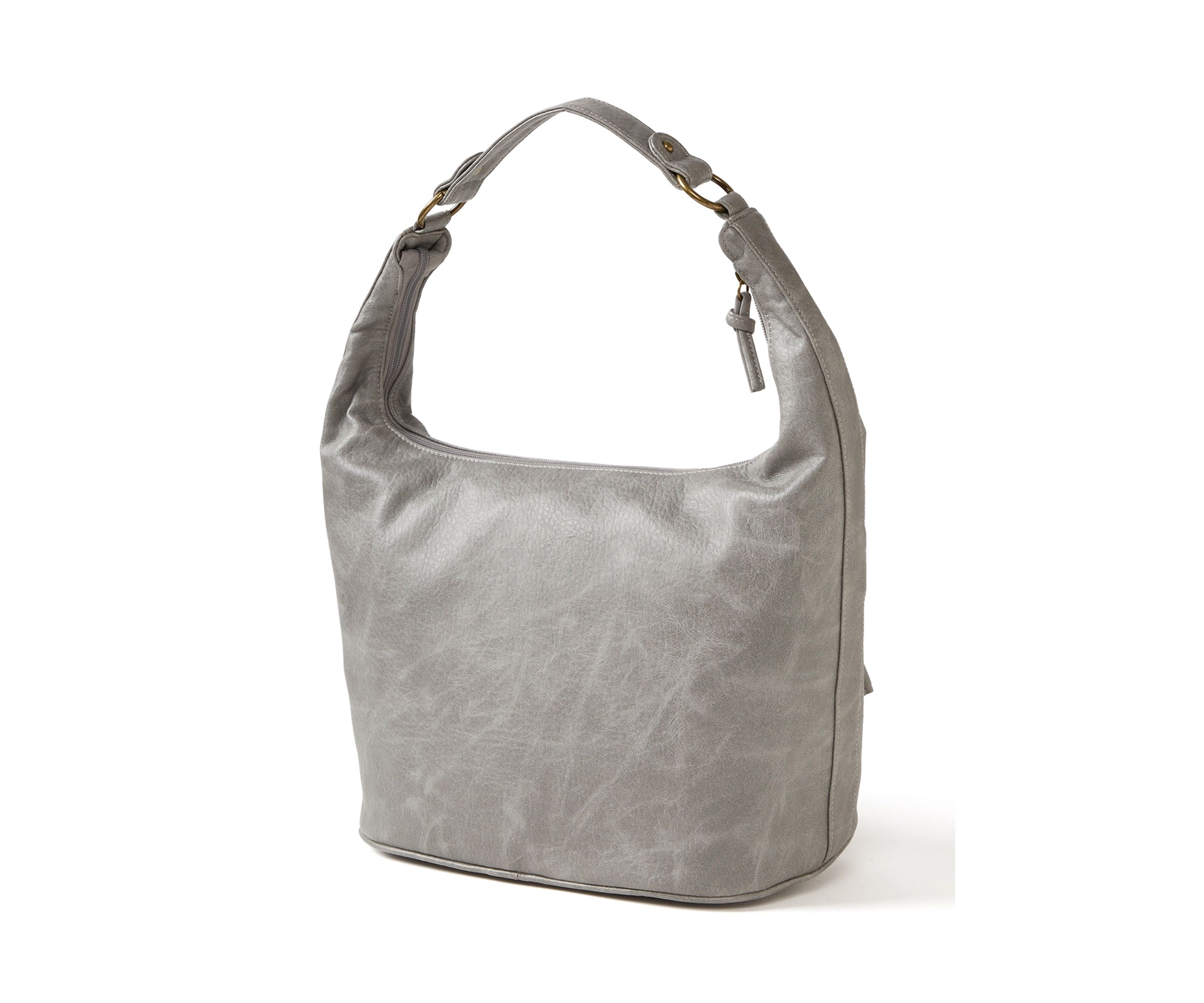 Antique Pebbled Shoulder Bag