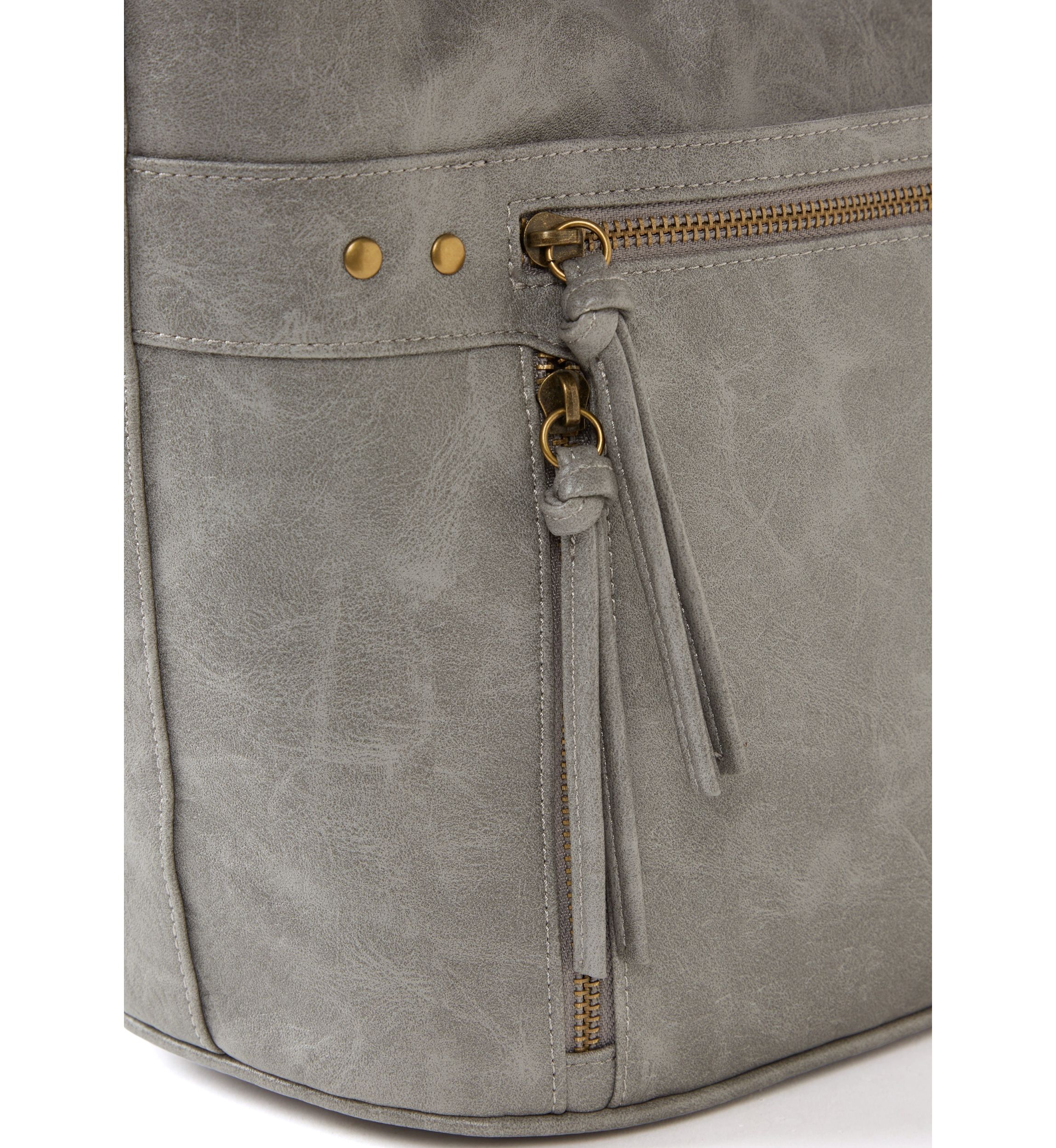 Antique Pebbled Shoulder Bag