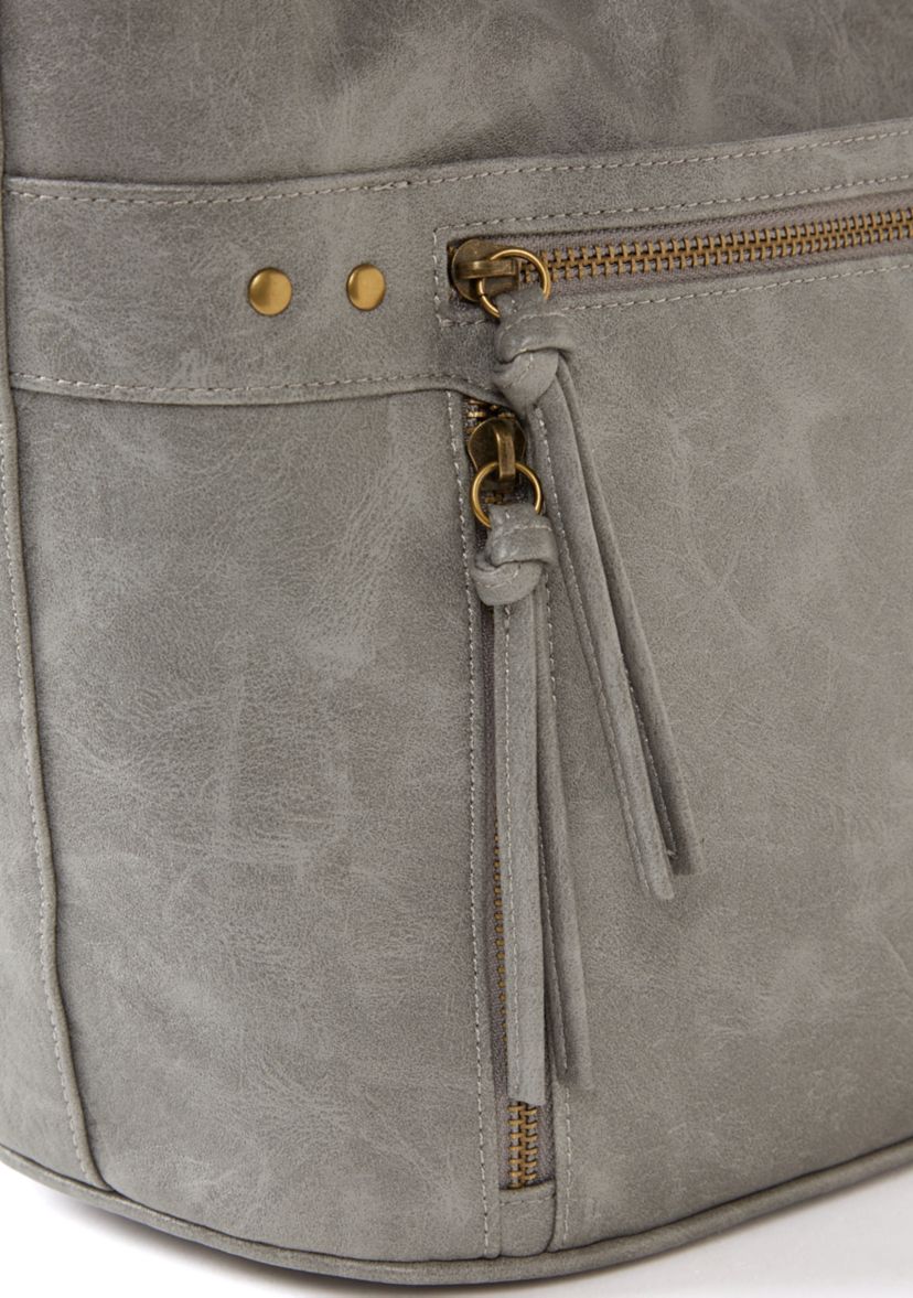 Antique Pebbled Shoulder Bag