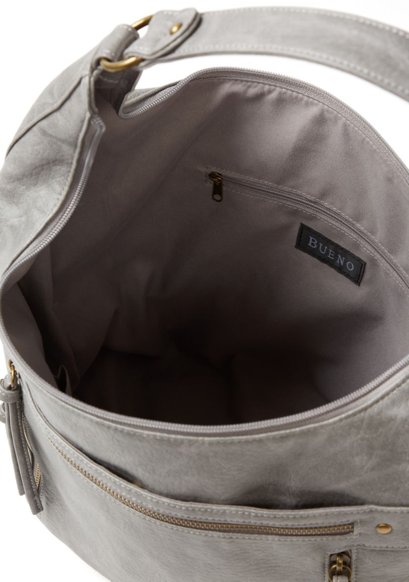 Antique Pebbled Shoulder Bag