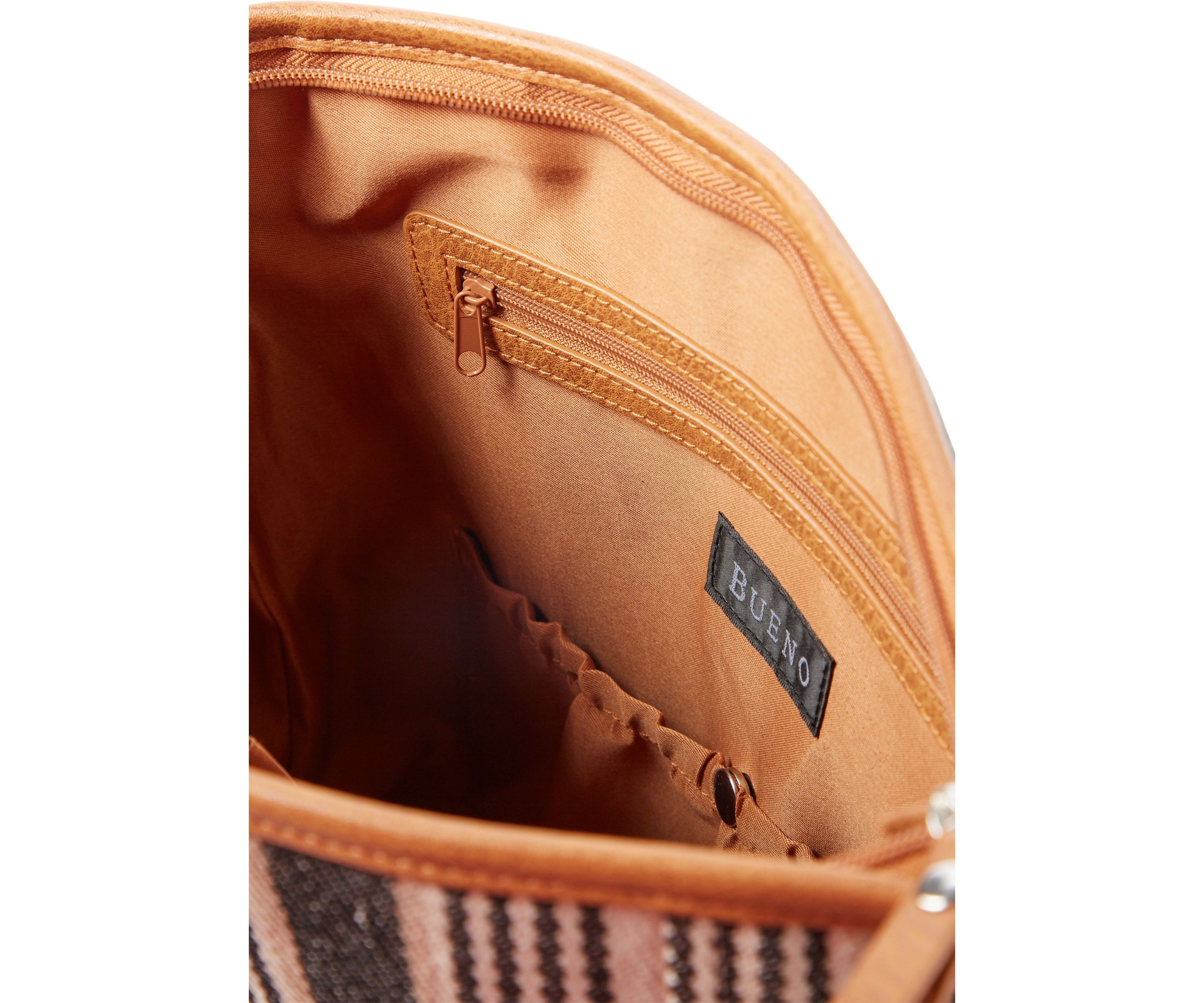 Canvas Stripe Crossbody Bag