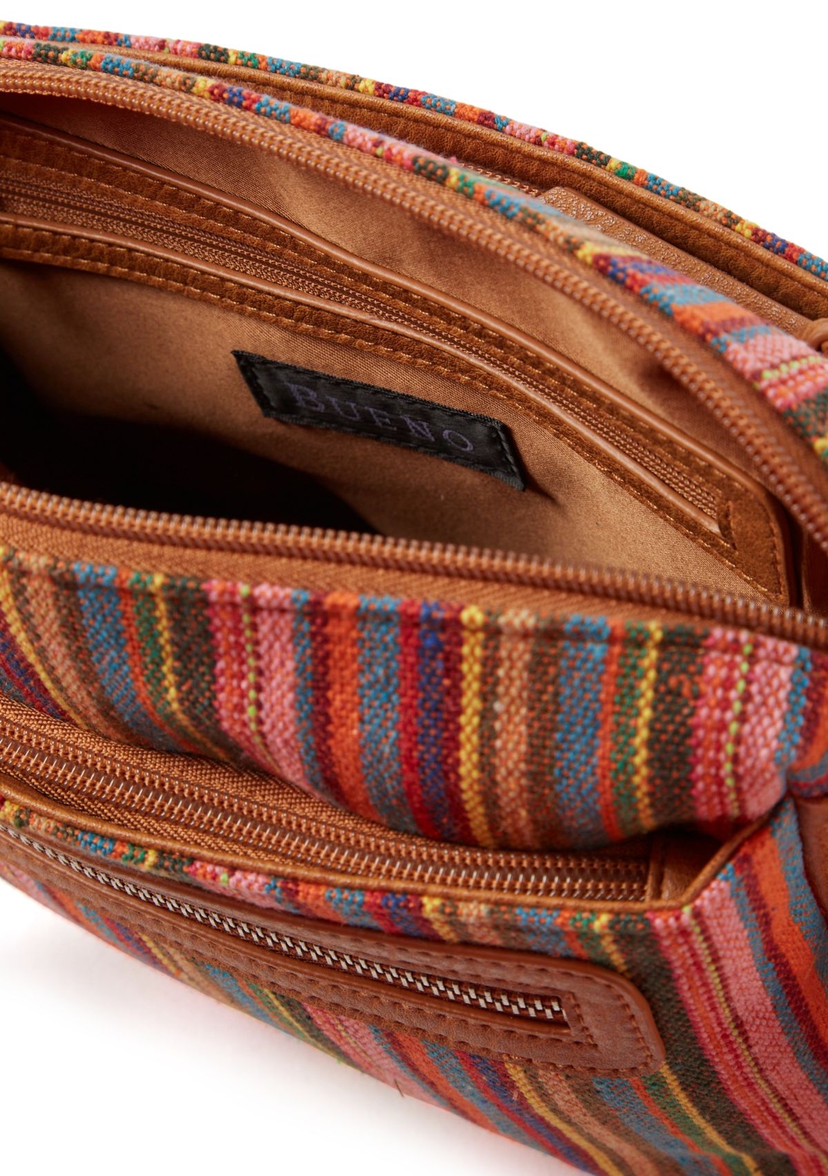 Canvas Stripe Small Crossbody Bag