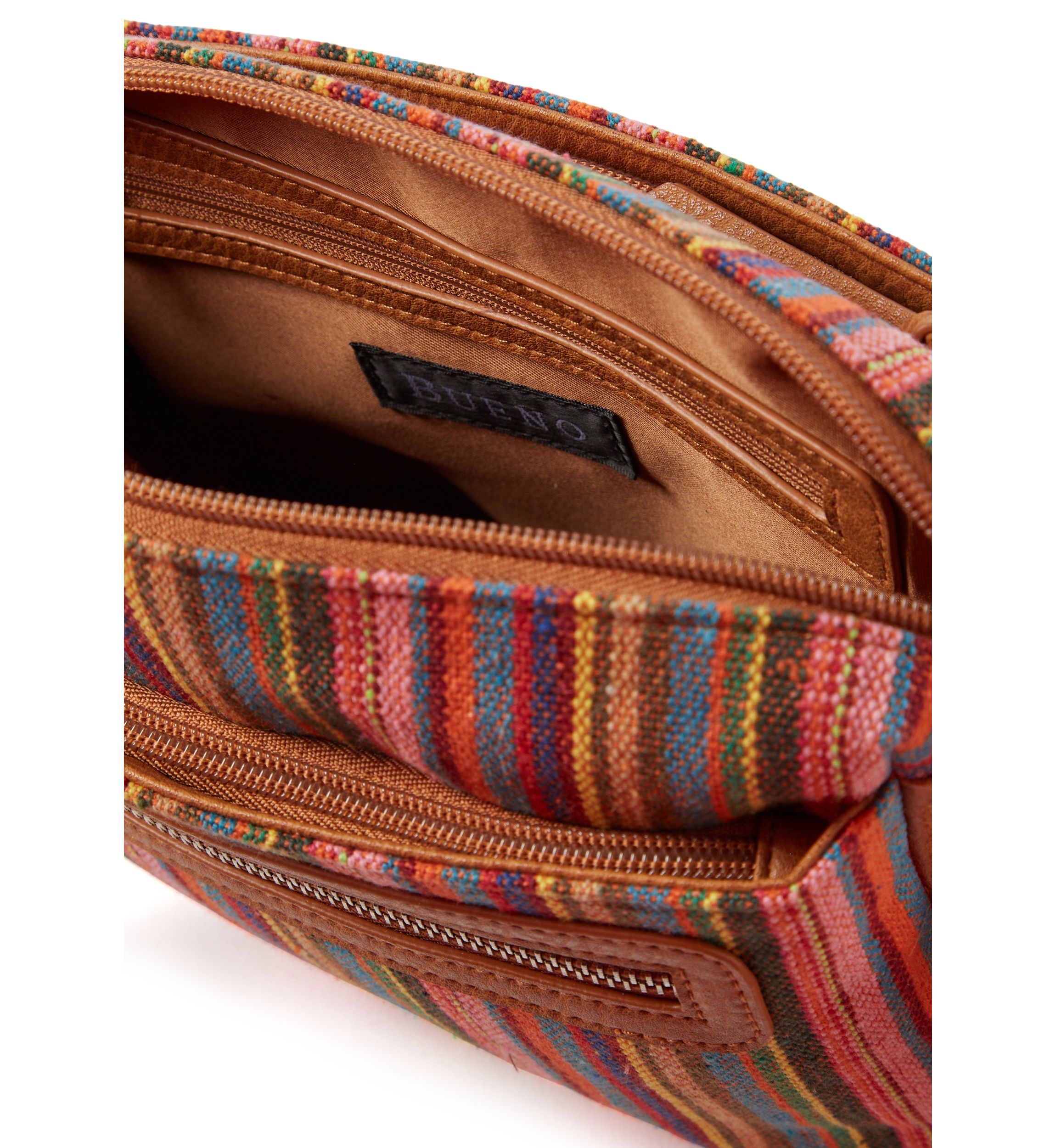 Canvas Stripe Small Crossbody Bag