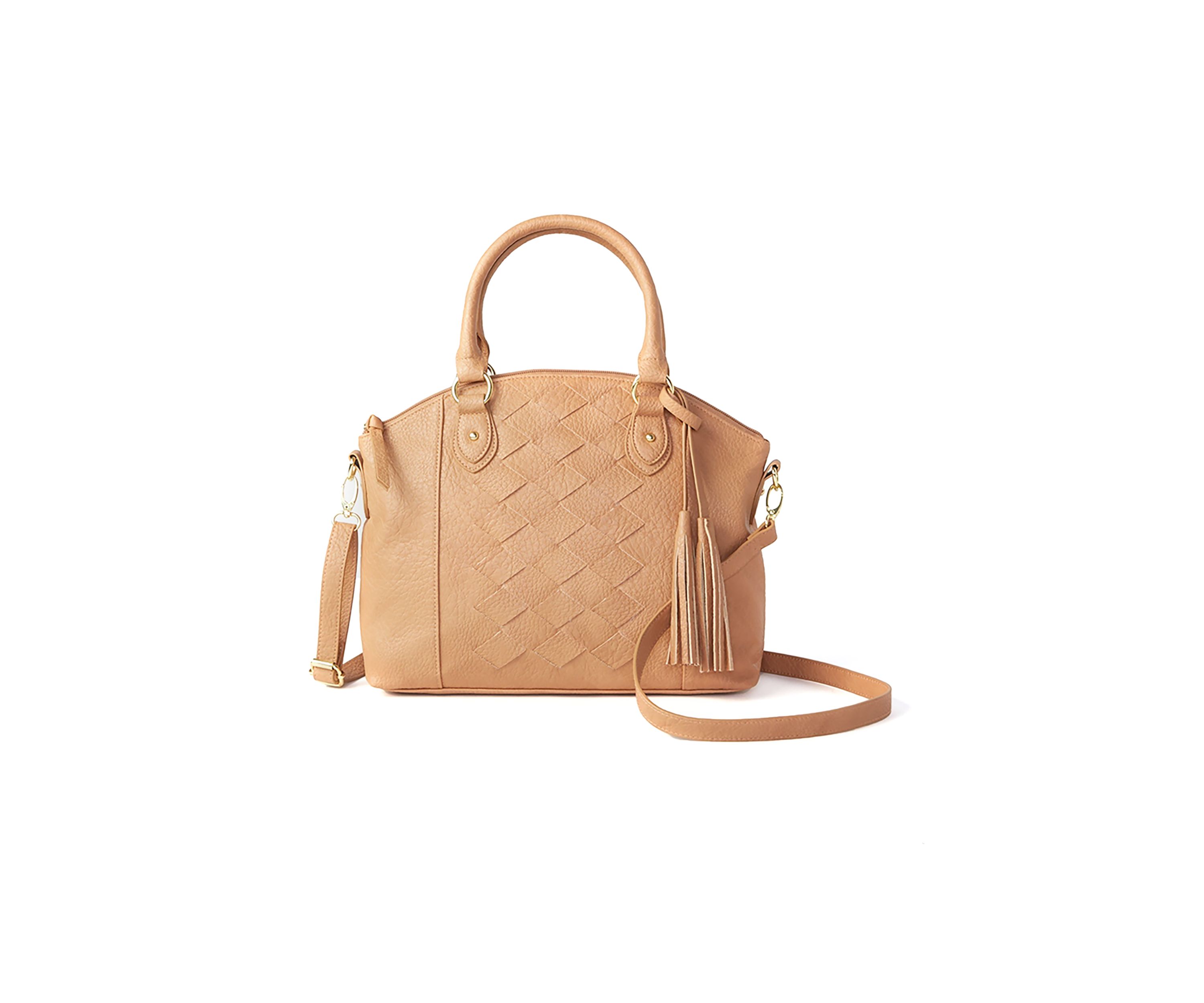 Woven Dome Satchel 