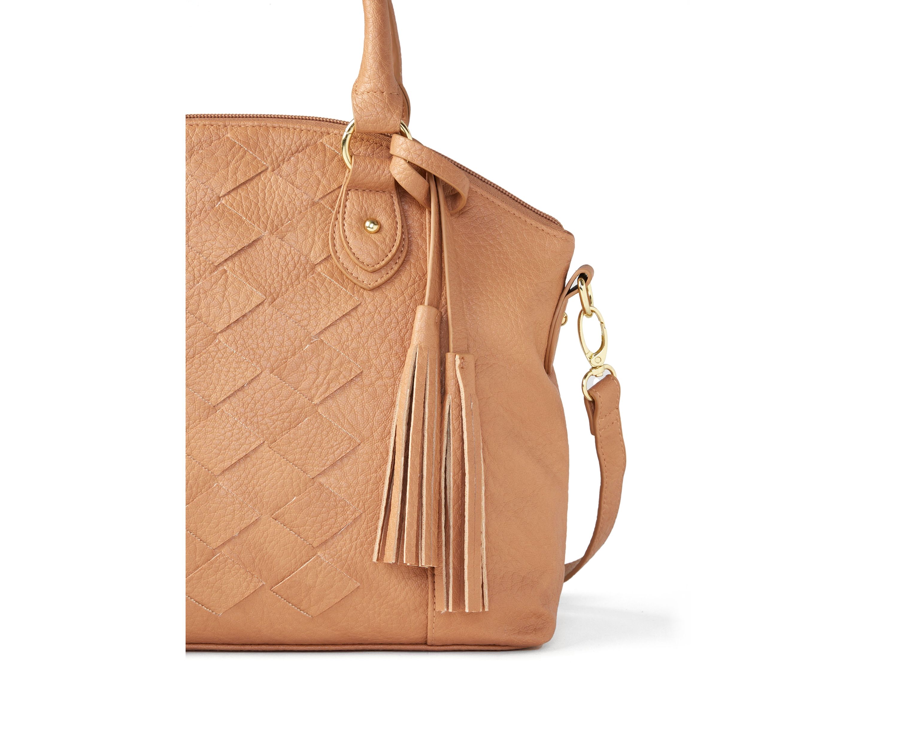 Woven Dome Satchel 
