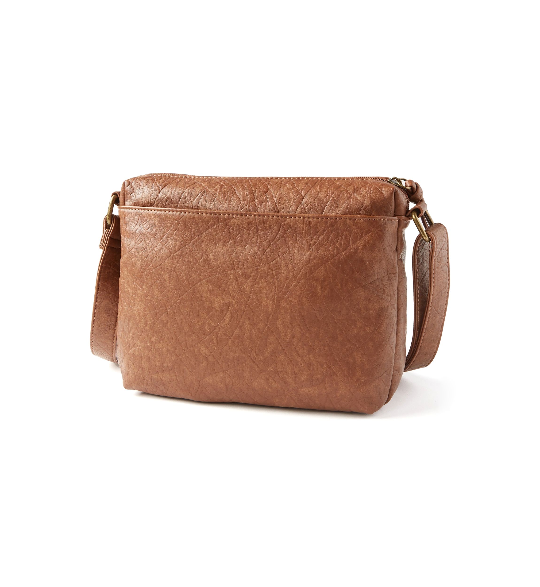 Buckle Front Pocket Crossbody Bag