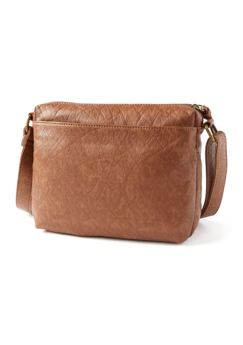 Buckle Front Pocket Crossbody Bag