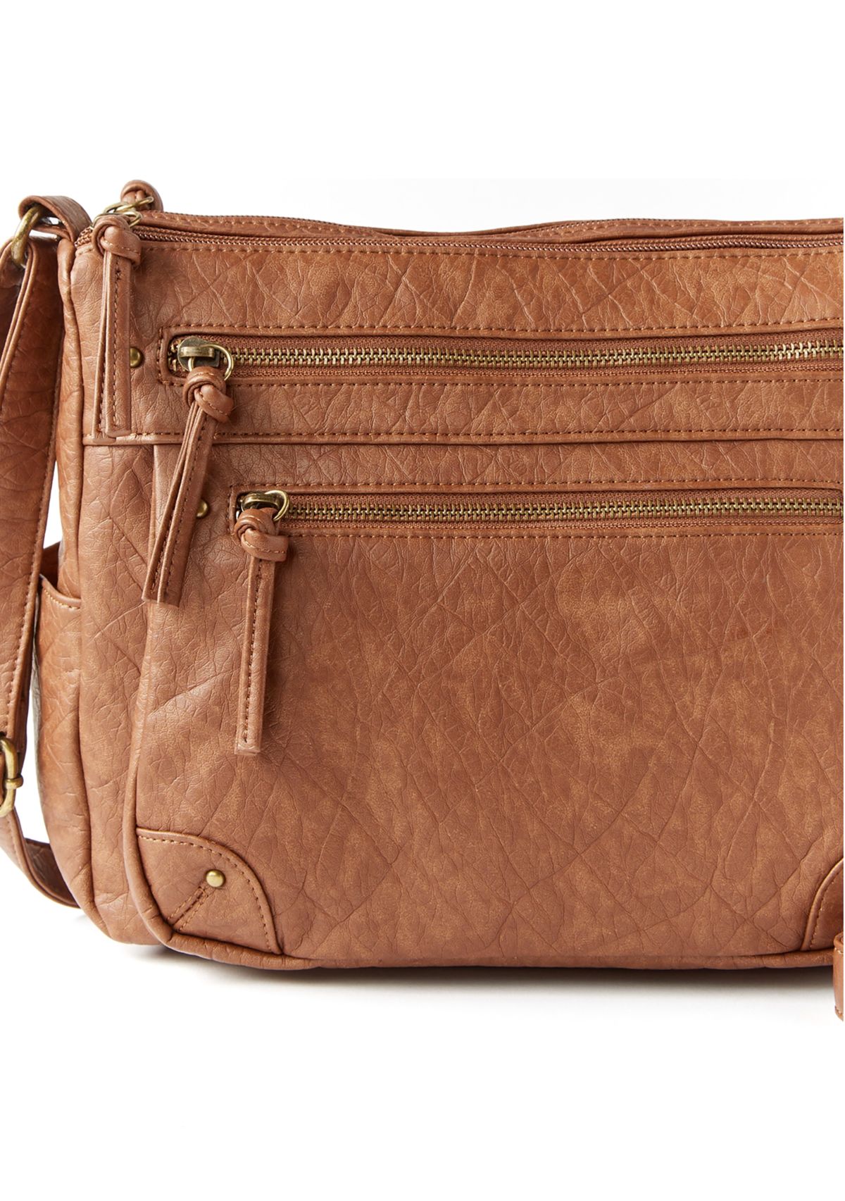 Multi Zip Crossbody Bag