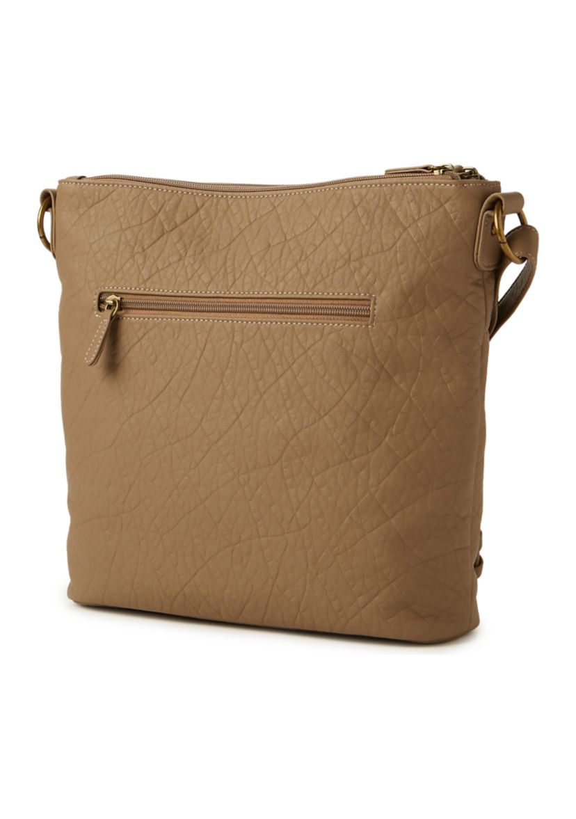 Whipstitch Detail Shoulder Bag