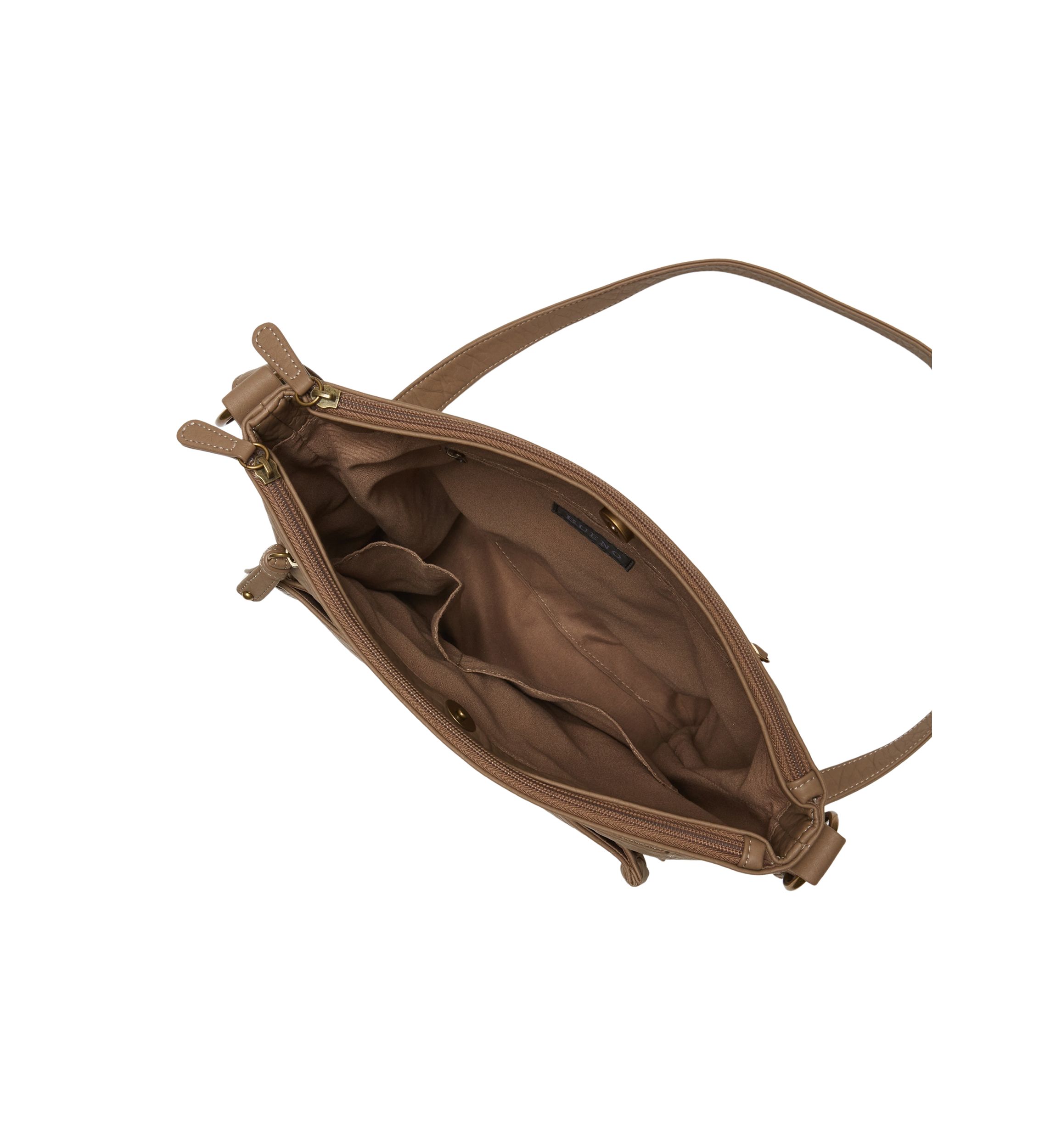 Whipstitch Detail Shoulder Bag