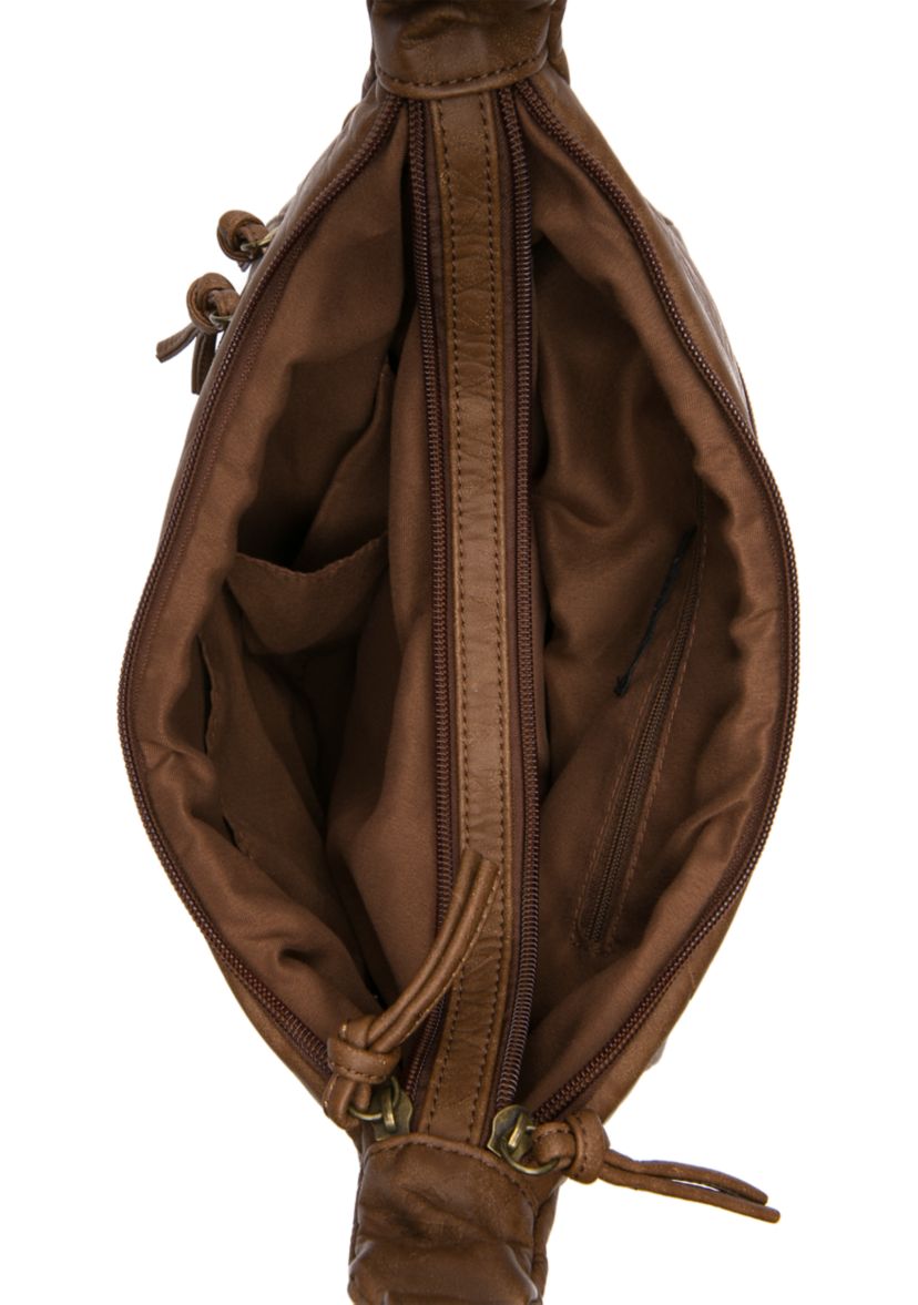 Elephant Washed Pockets Hobo Bag